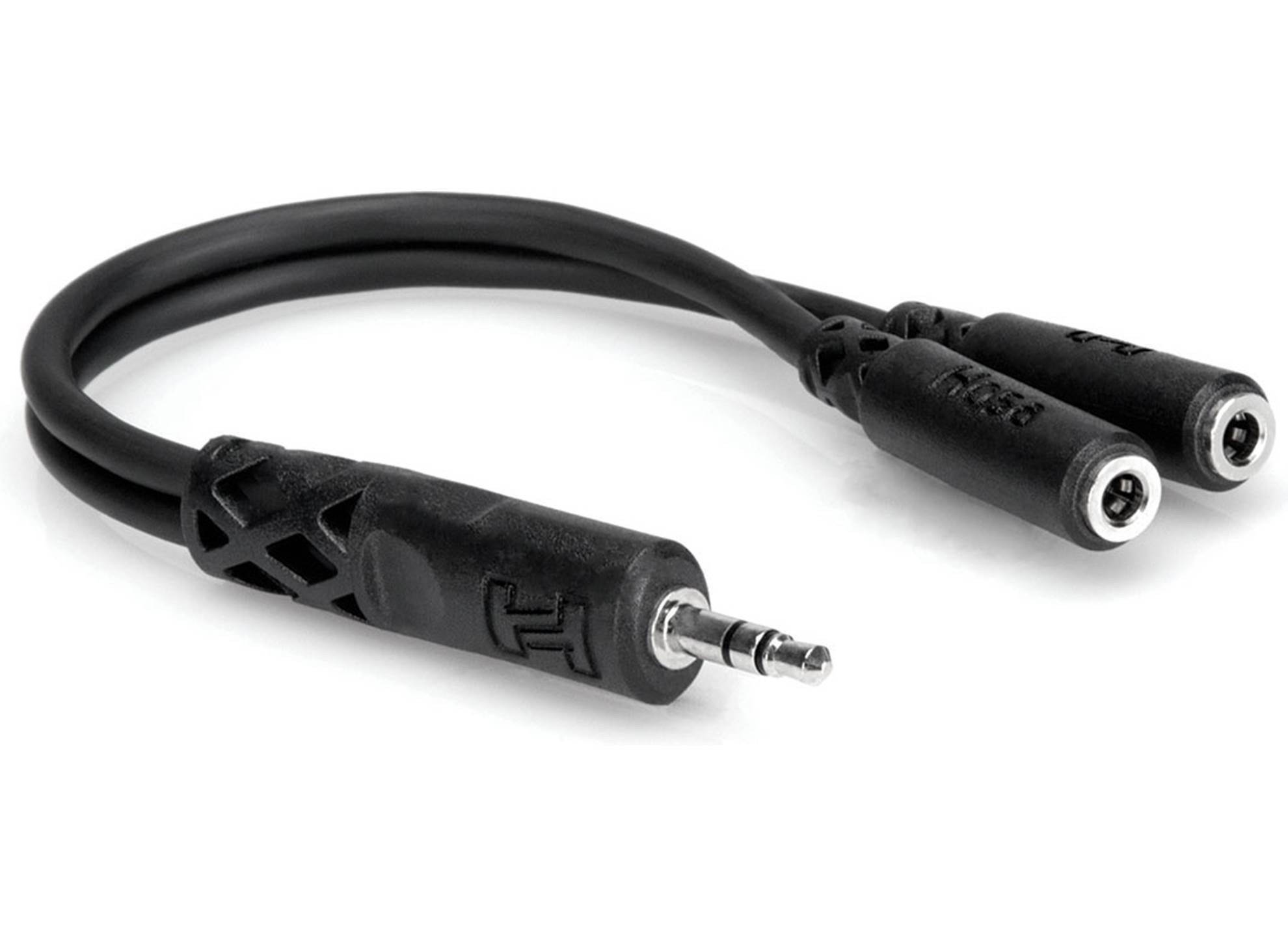 YMM-232 Y-kabel Mini Stereotele - Dubbel Mini Stereotele Hona 15cm