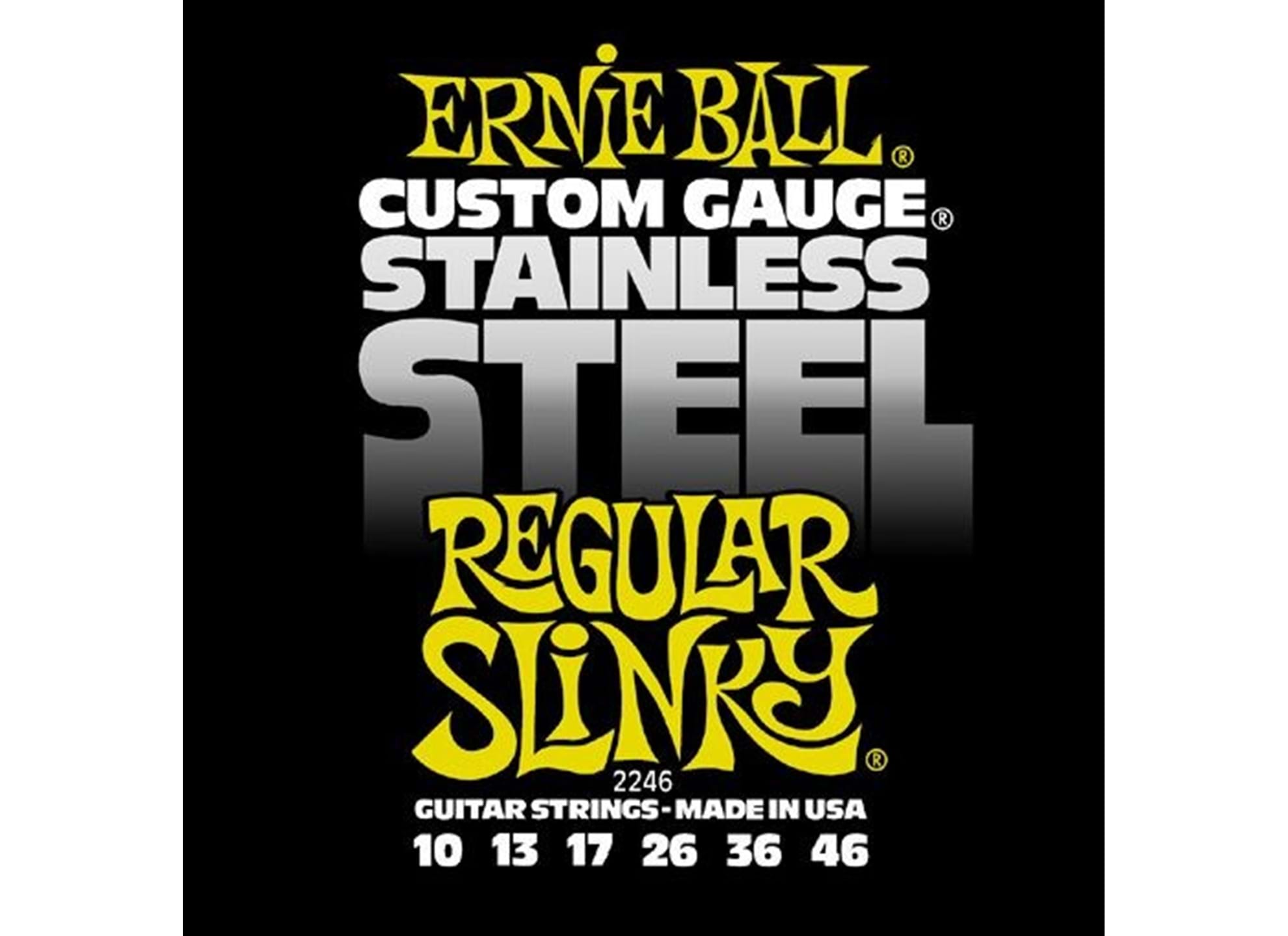 010-046 Regular Slinky Stainless Steel 2246