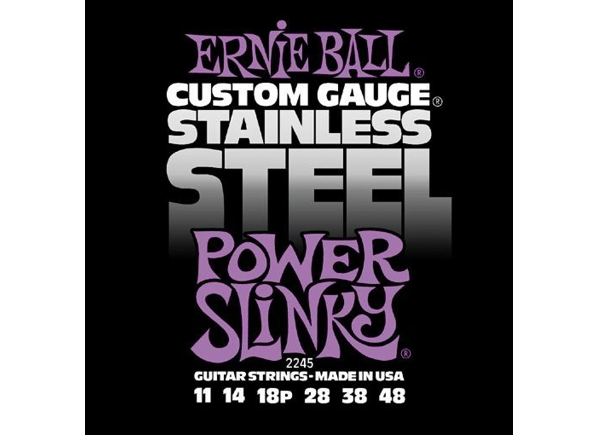 011-048 Power Slinky Stainless Steel 2245