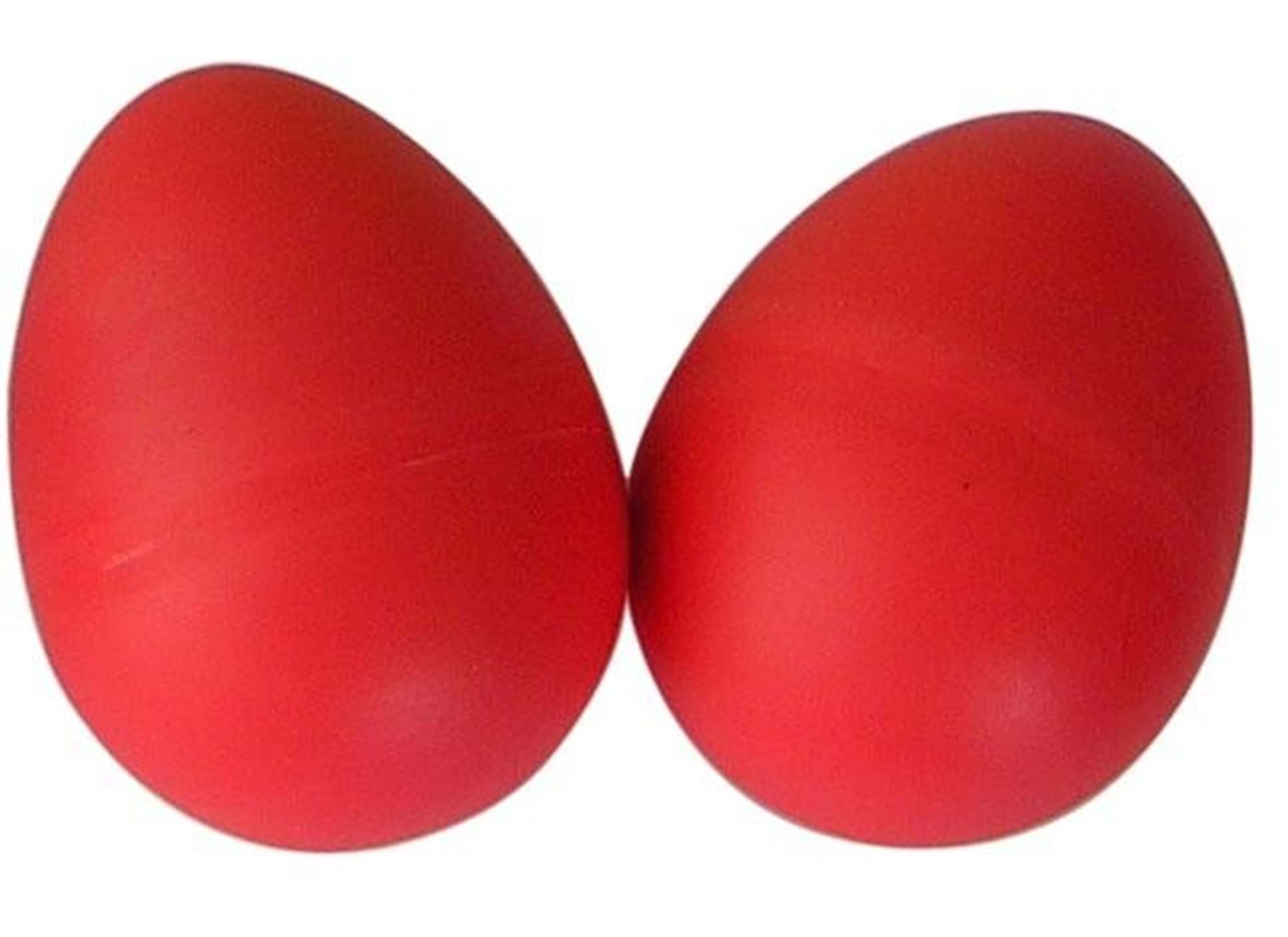 Egg shakers, 2-pack, röd