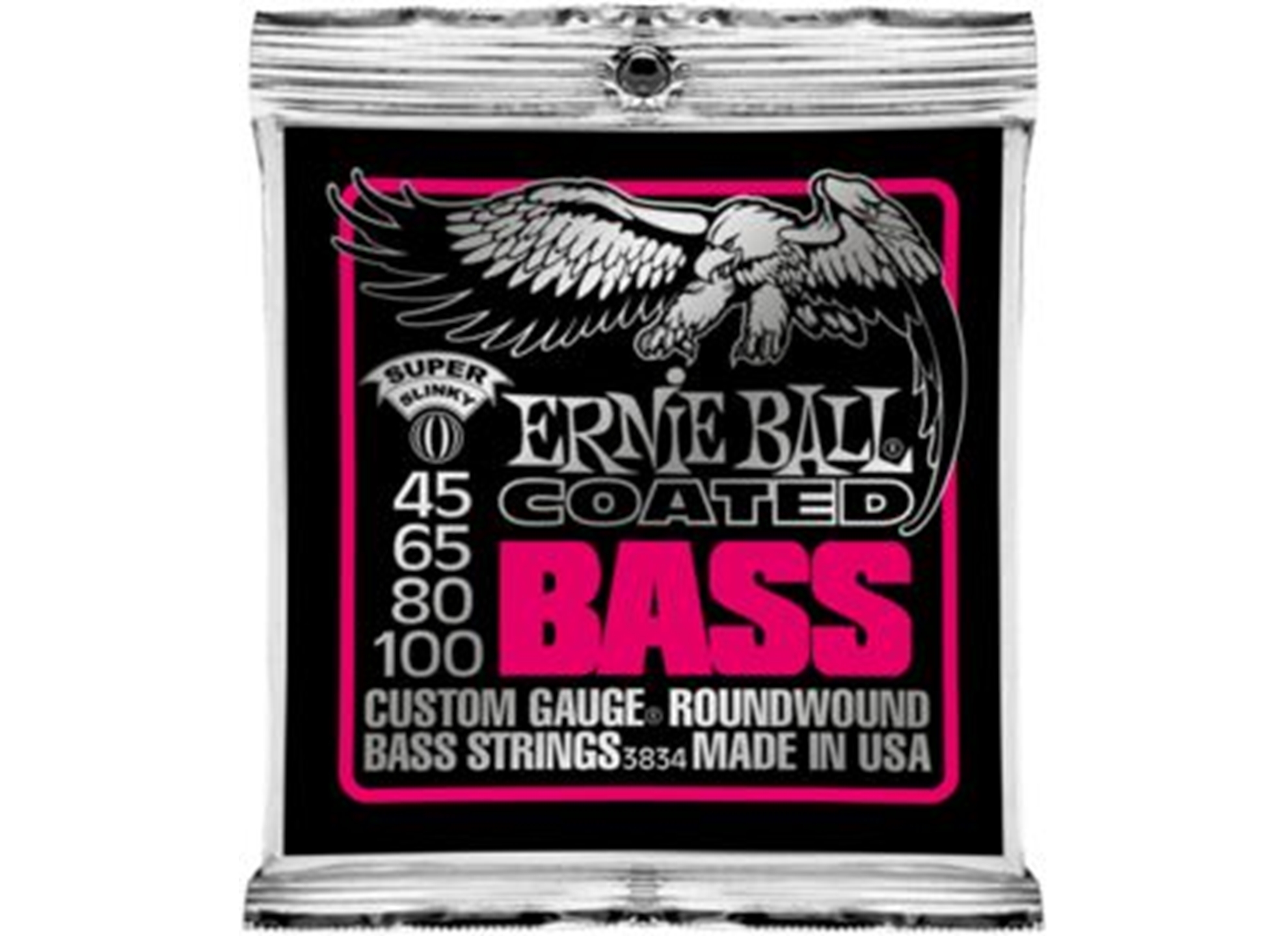 045-100 Super Slinky Coated Bass Nickel Wound 3834 