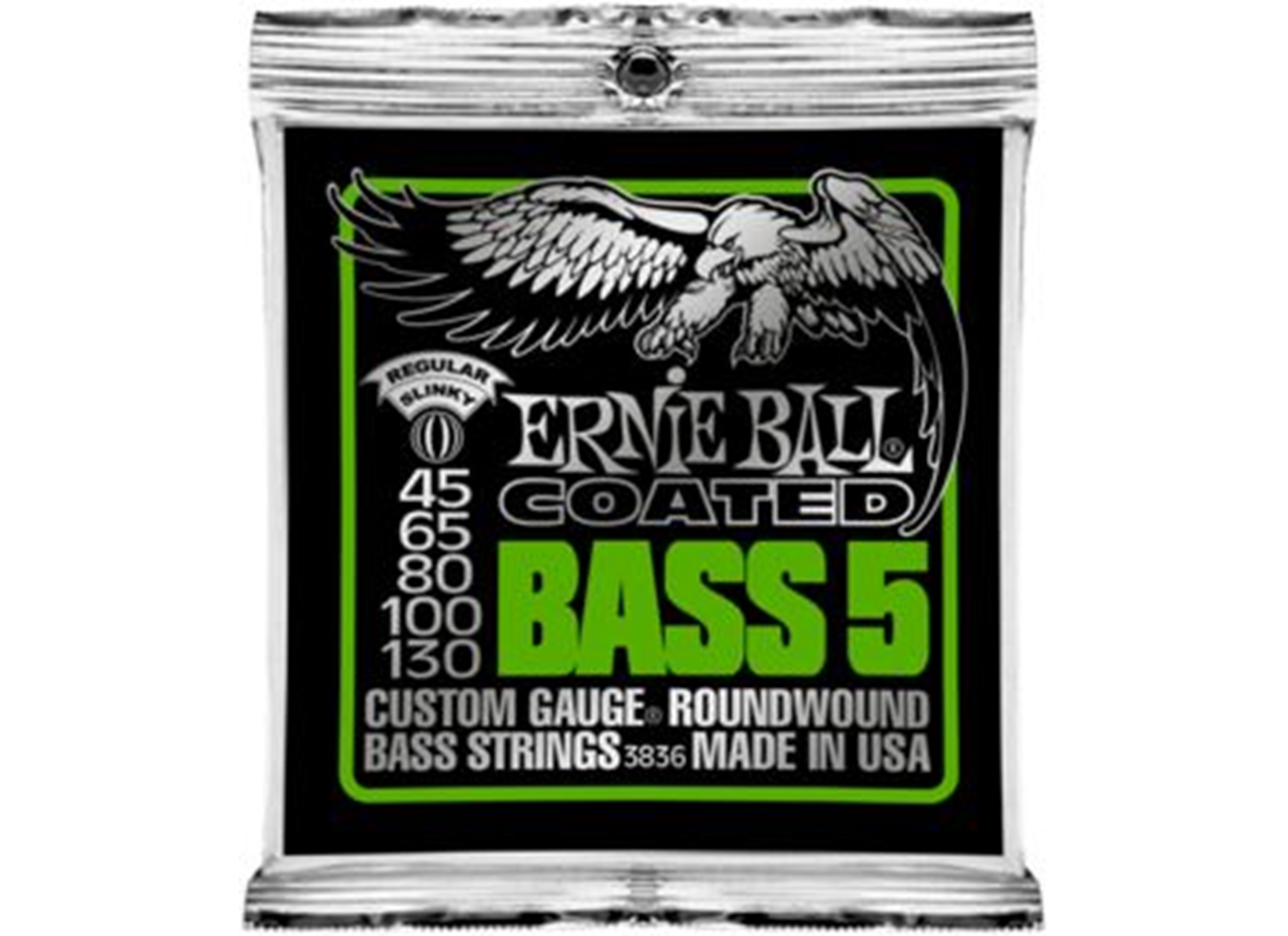 045-130 Regular Slinky Coated Bass 5-string Nickel Wound 2836