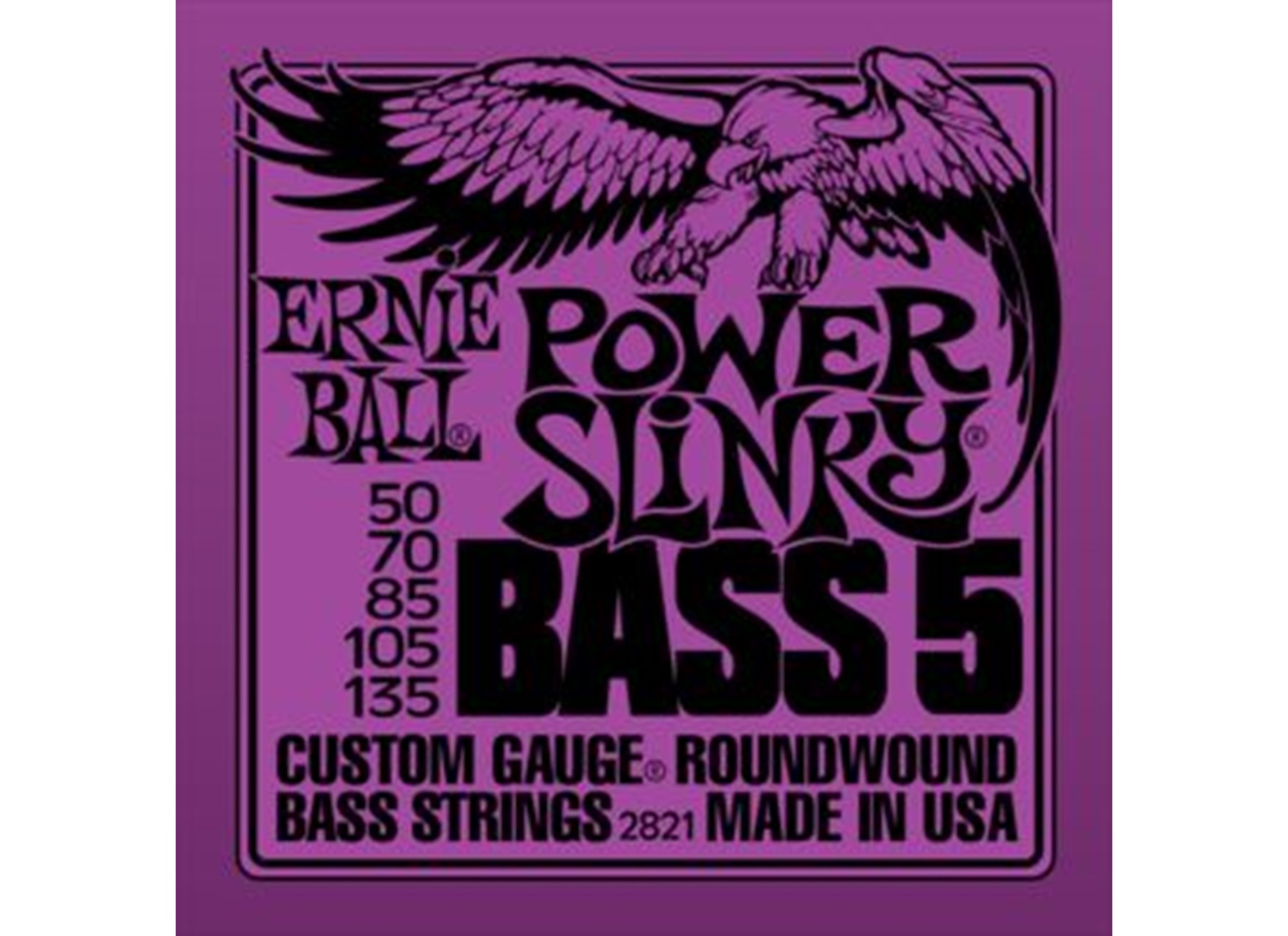 050-135 Power Slinky Bass 5-string Nickel Wound 2821