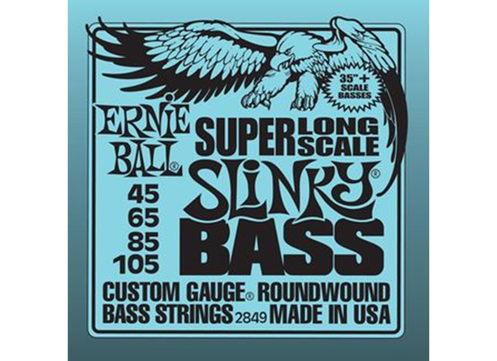 045-105 Slinky Bass Super Long Scale Nickel Wound 2849