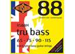 Tru Bass 88, Black Nylon Flatwound, 65- 115
