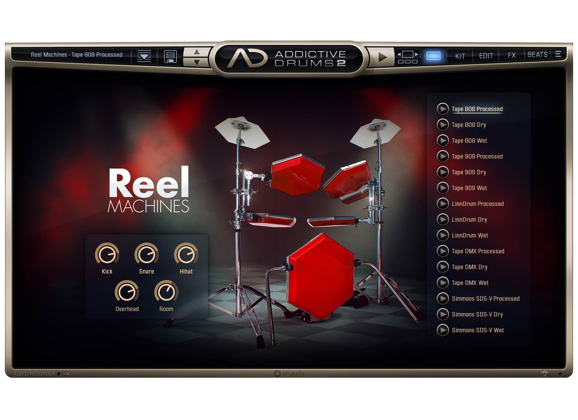 Addictive Drums 2 ADpak: Reel Machines