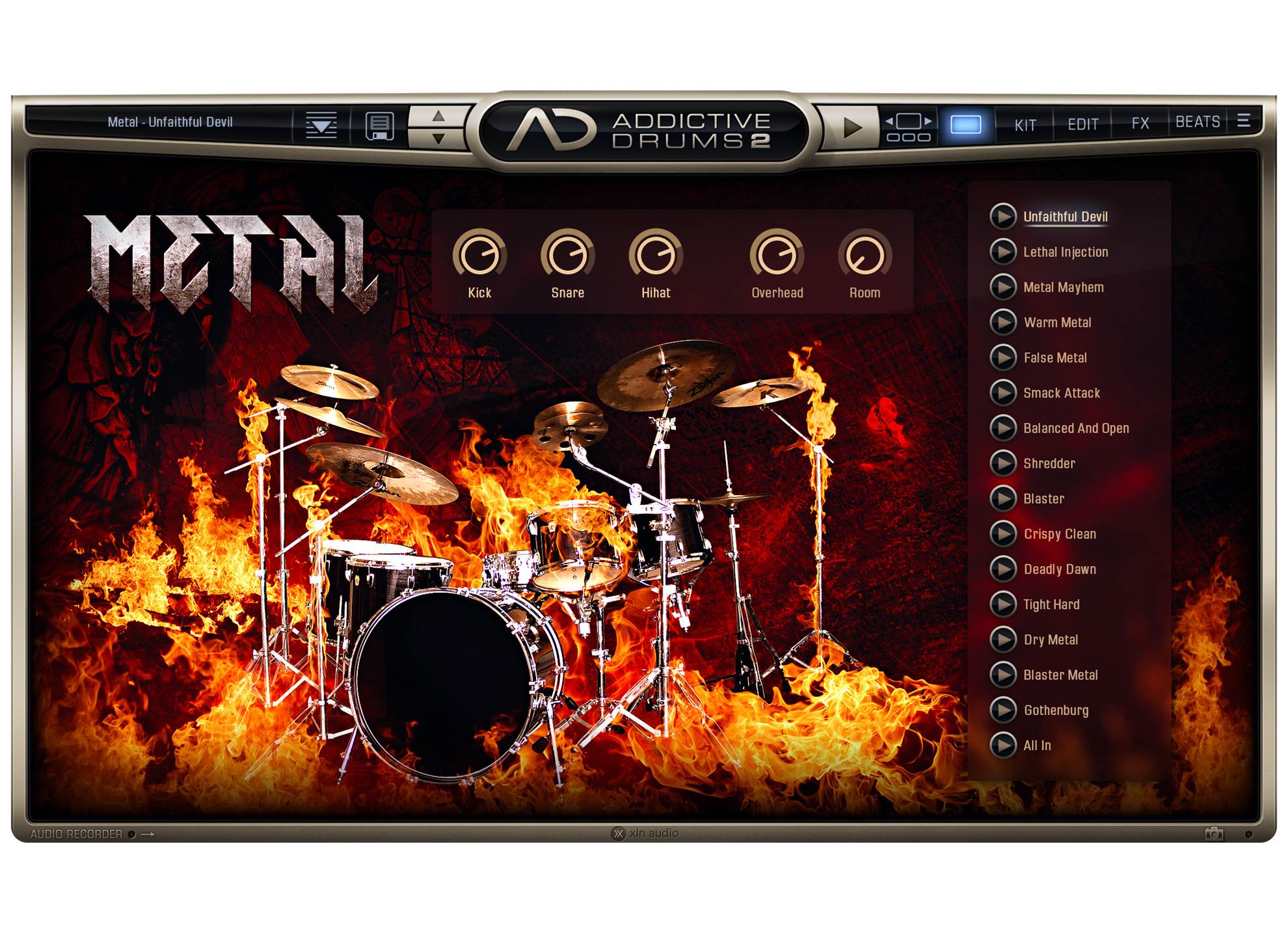 Addictive Drums 2 ADpak: Metal