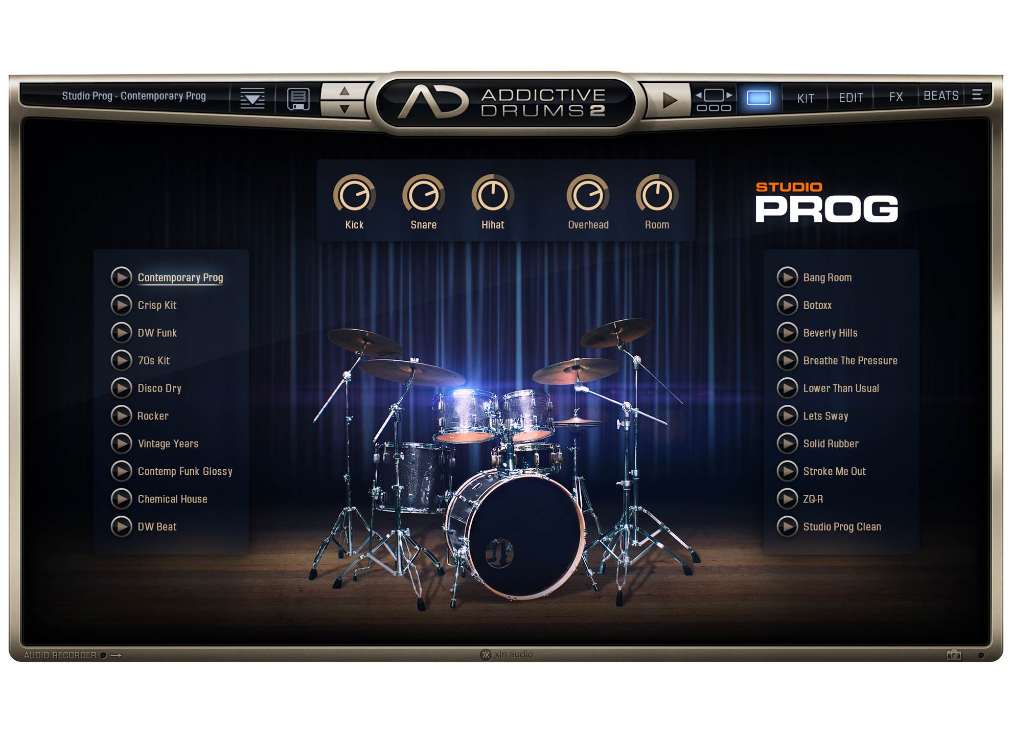 Addictive Drums 2 ADpak: Studio Prog