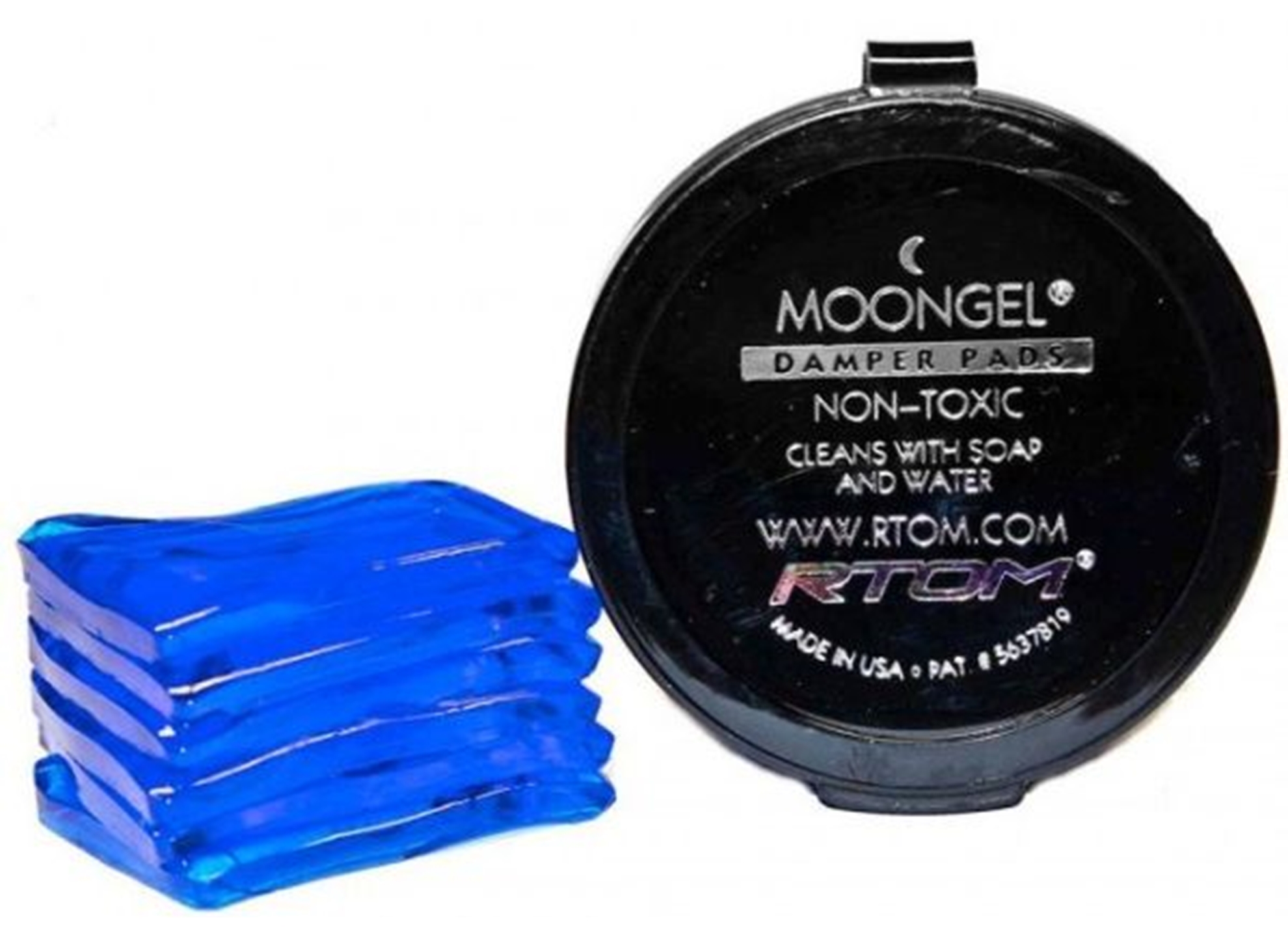 Moongel Damper Pads Blue 6-pack