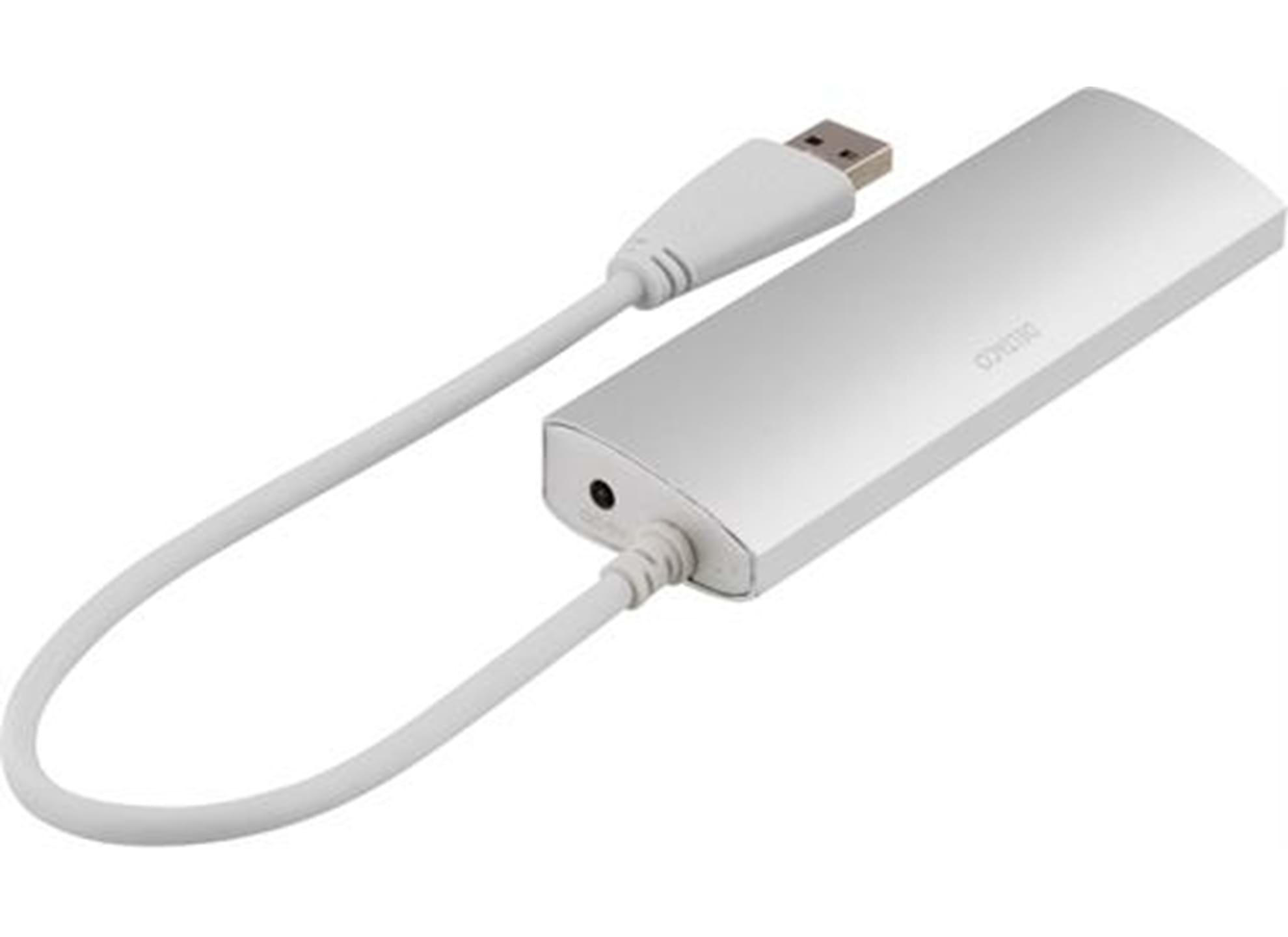 4-port USB 3.1 Hub Silver