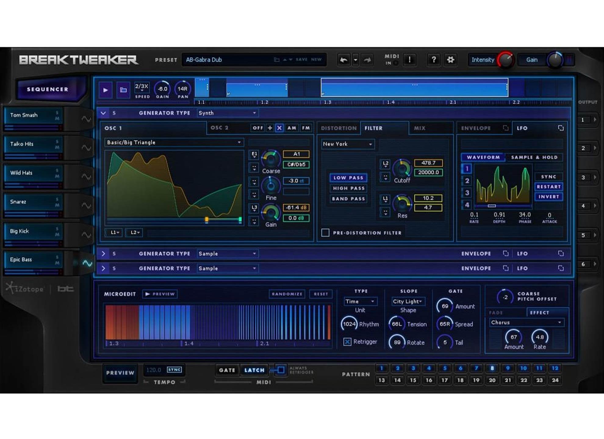 Generated type. BREAKTWEAKER. IZOTOPE плагины. VST Plugins IZOTOPE. IZOTOPE IDRUM VSTI.