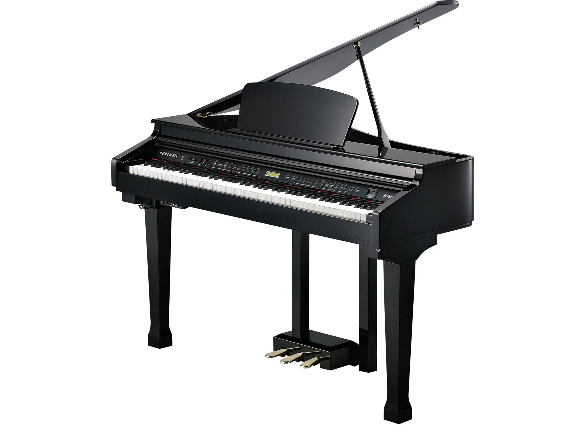 KAG100 Digital Grand Piano Digitalpiano Svart