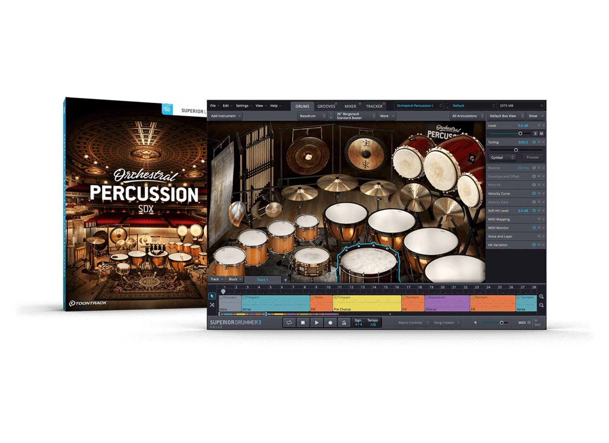 toontrack orchestral percussion