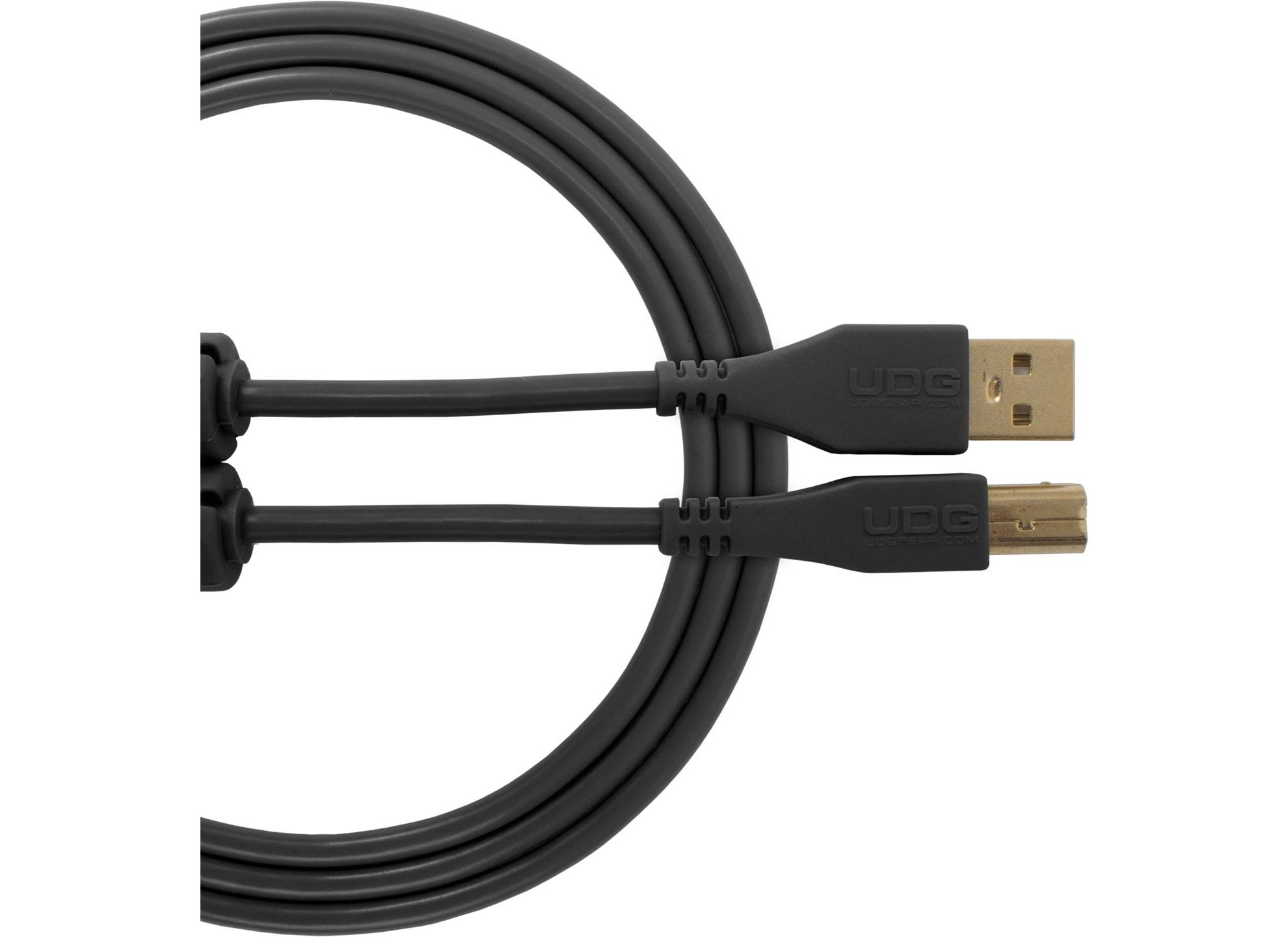 Ultimate USB 2.0 A-B Black Straight 2m