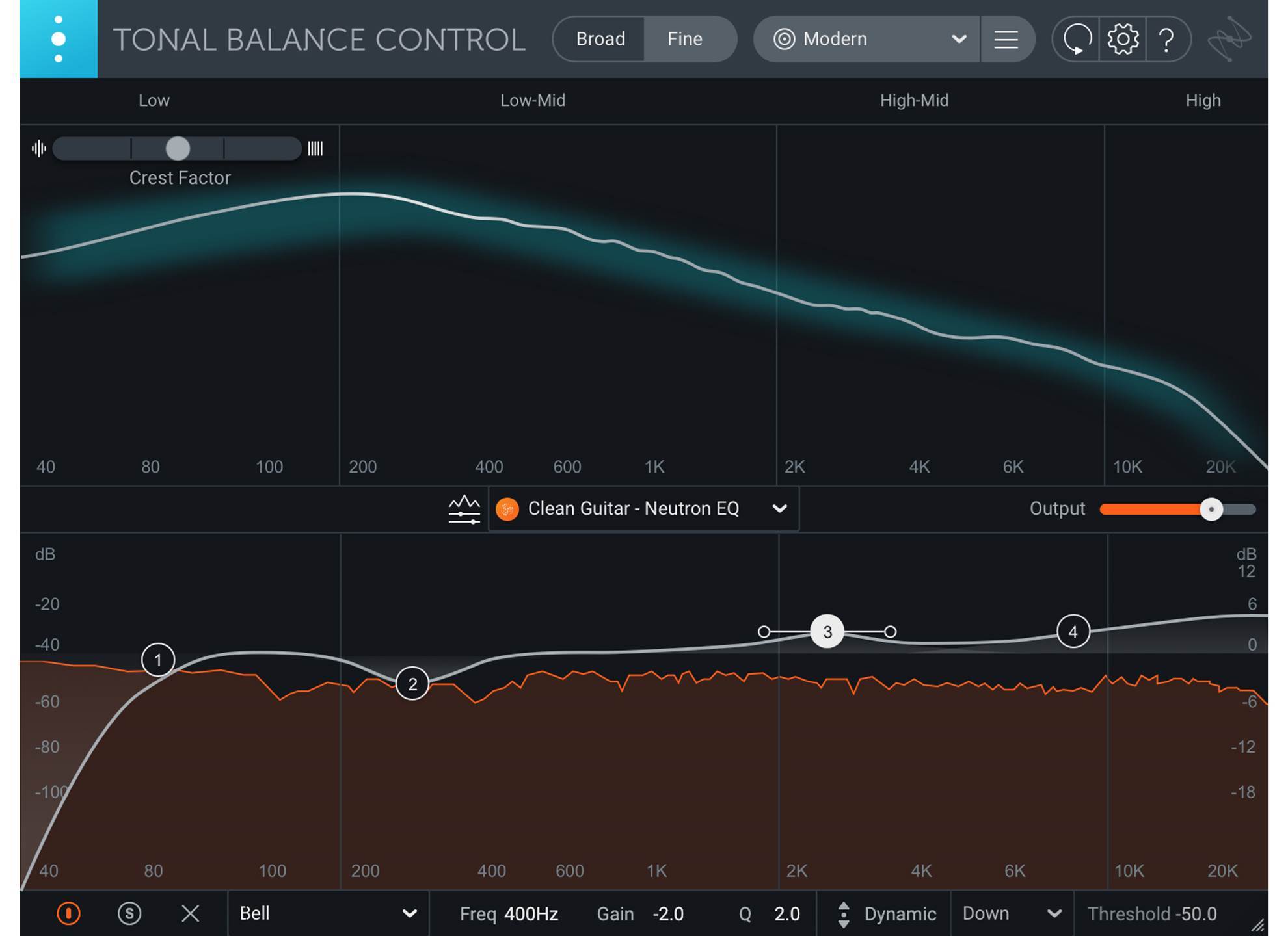 tonal balance control target curves