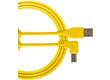 Ultimate USB 2.0 A-B Yellow Angled 2m