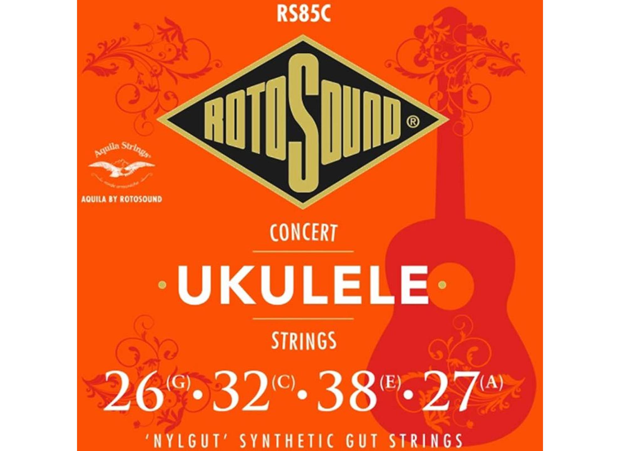 RS85C Ukulele Concert Nylgut Strings 26-27