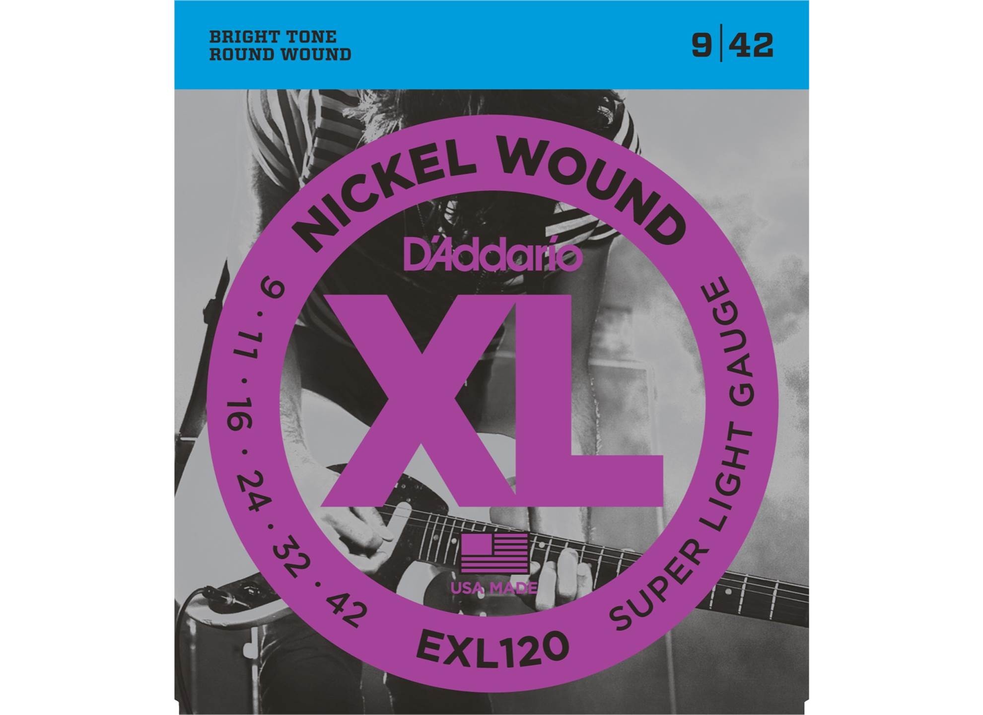 EXL120 XL Nickel Wound 09-42 Super Light