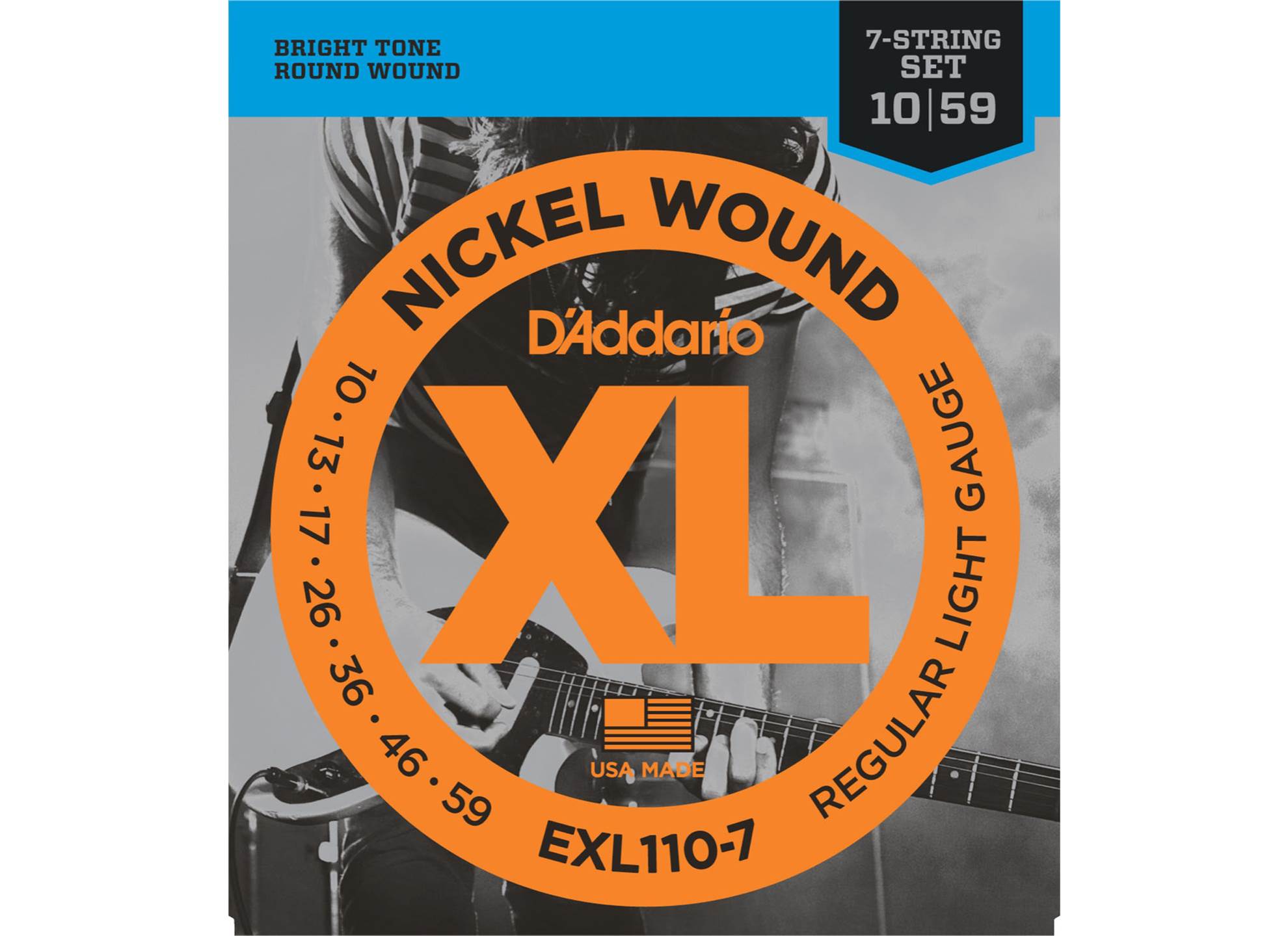 EXL110-7 XL Nickel Wound 10-59 Regular Light