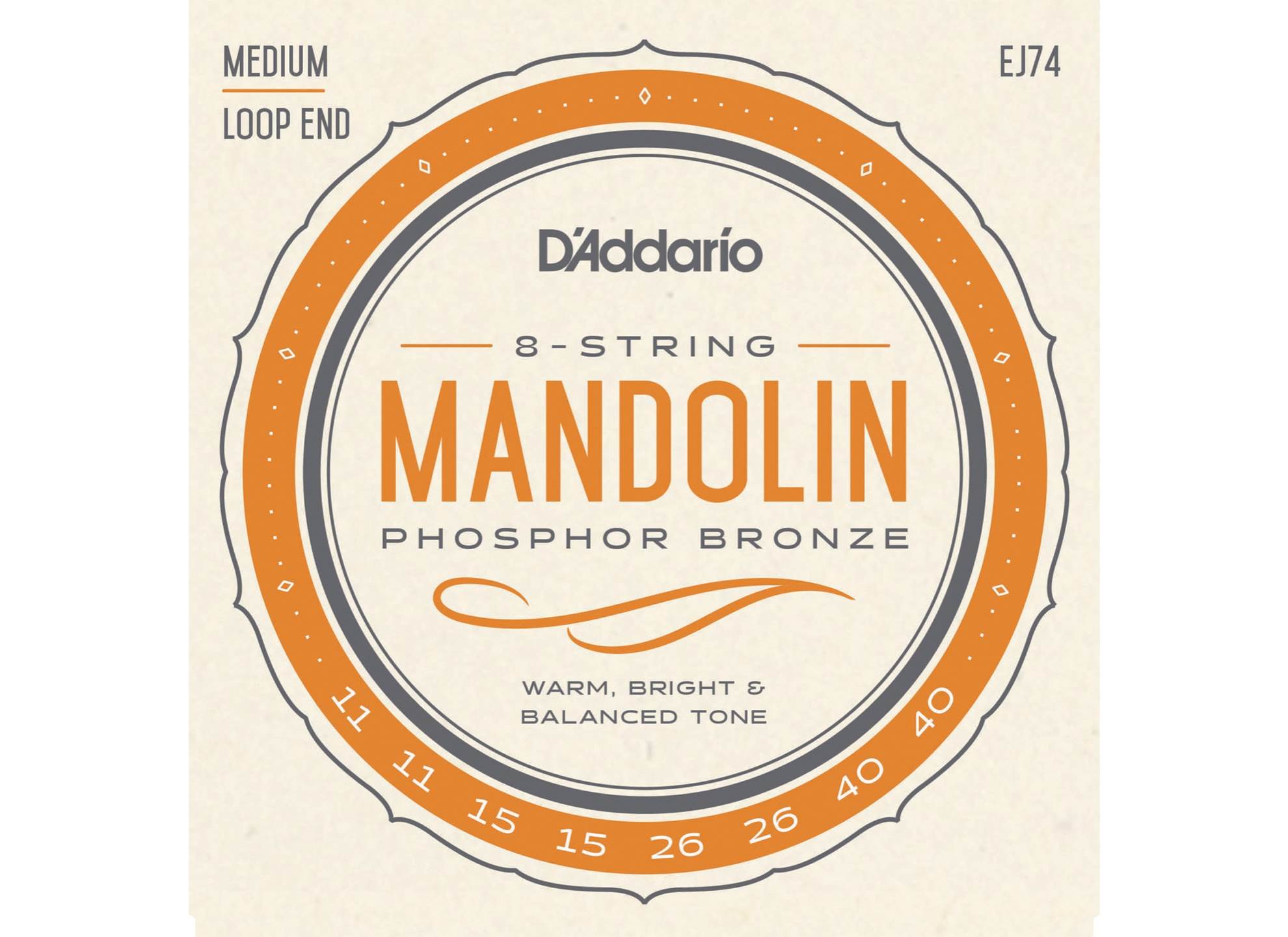 EJ74 8-String Mandolin Phosphor Bronze 11-40