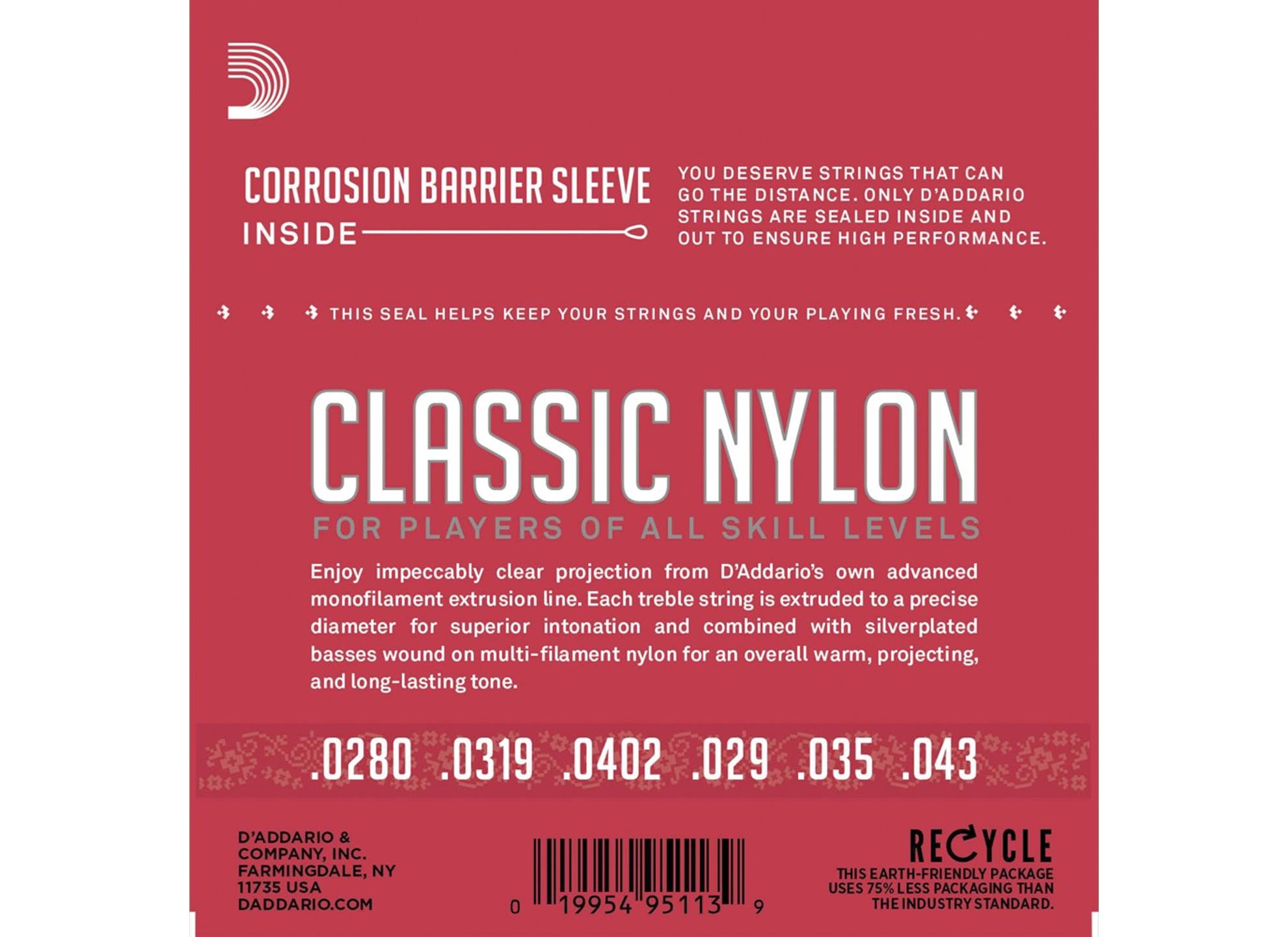 EJ27N Classic Nylon 28-43 Normal