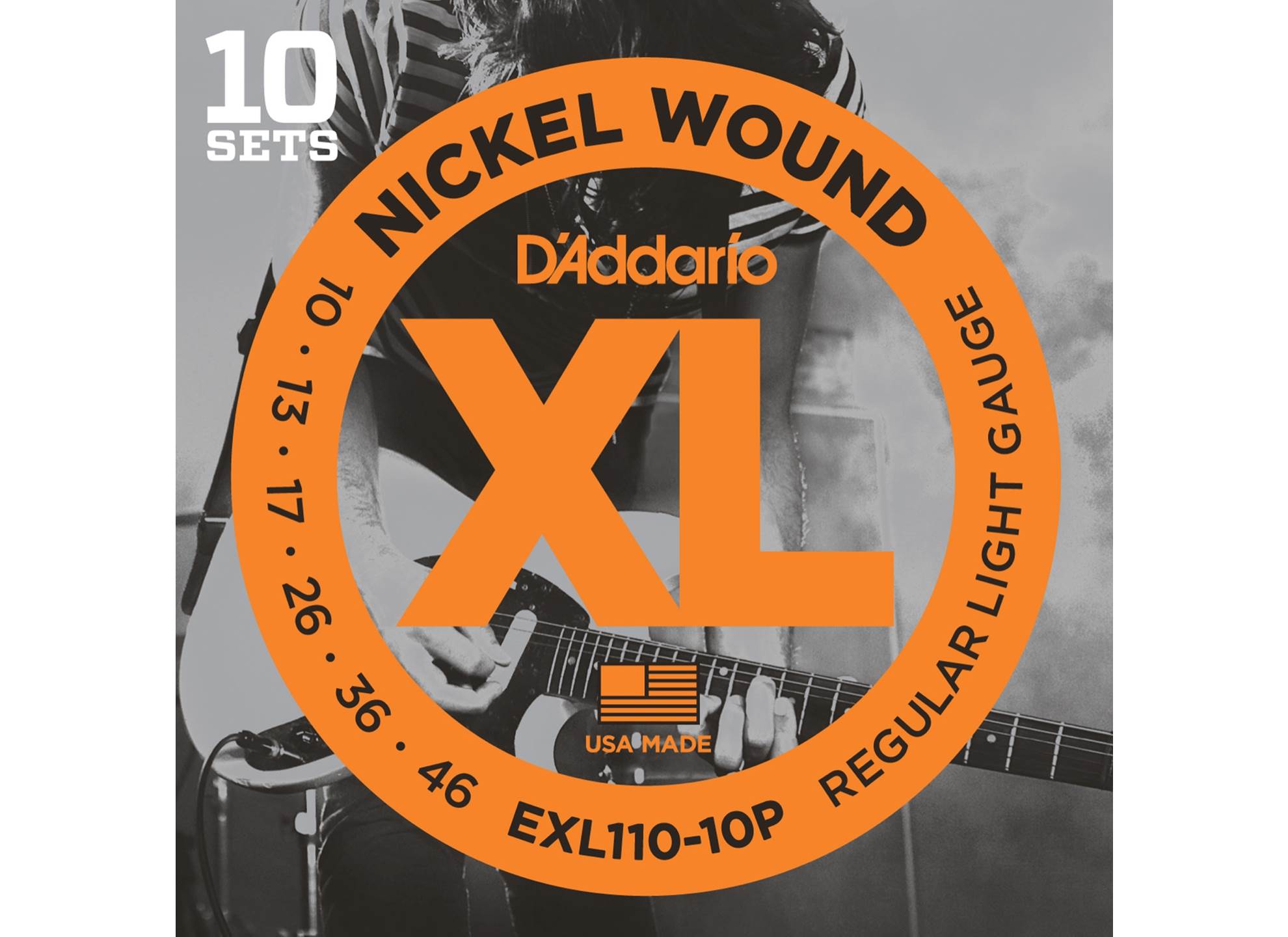 EXL110-10P XL Nickel Wound 10-46 Regular Light 10-pack
