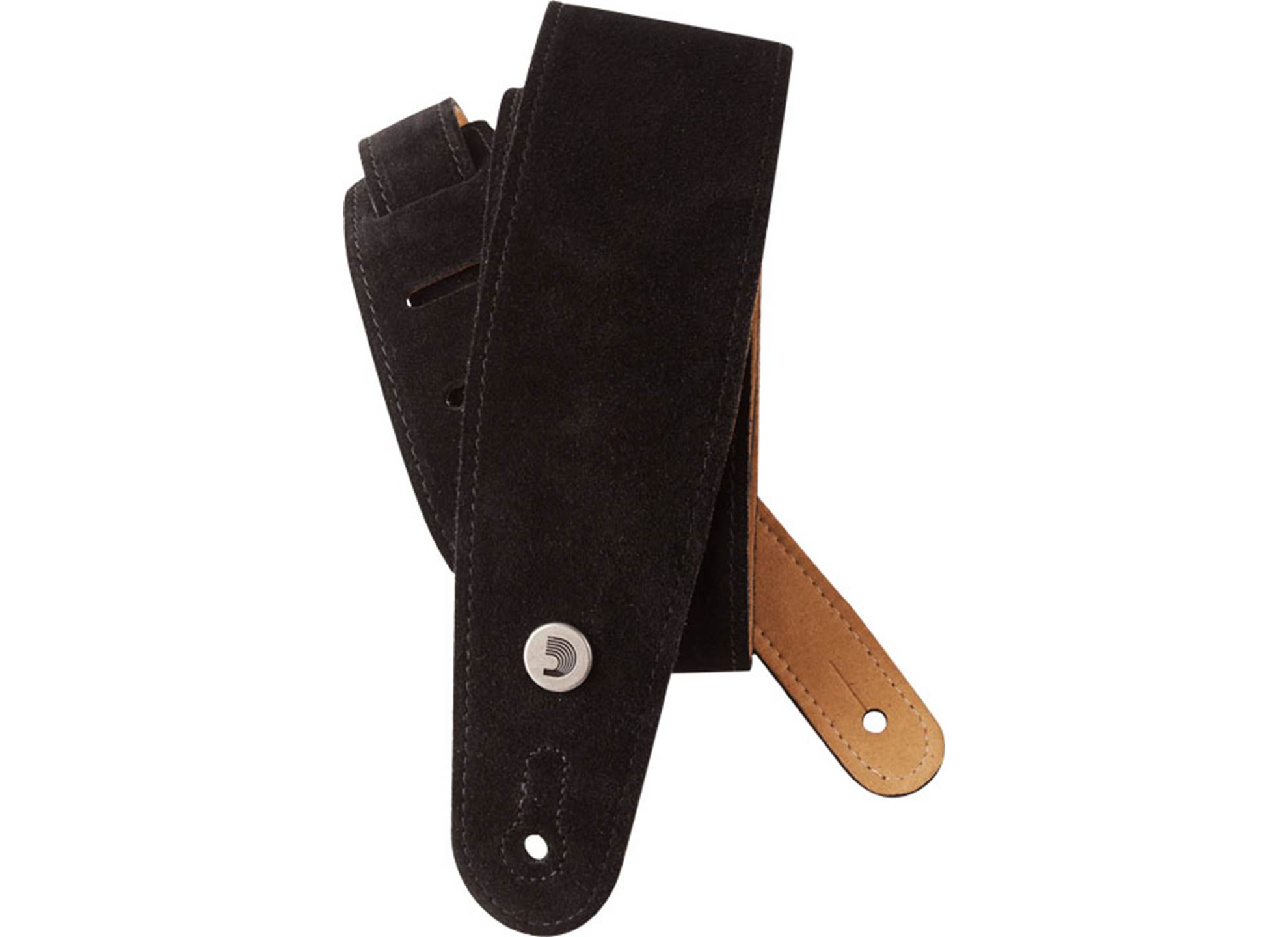25SS00-DX Suede Leather Strap Black