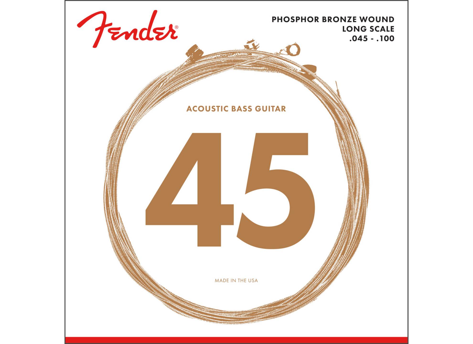 8060 Phosphor Bronze Acoustic Bass Strings Long Scale 45-100
