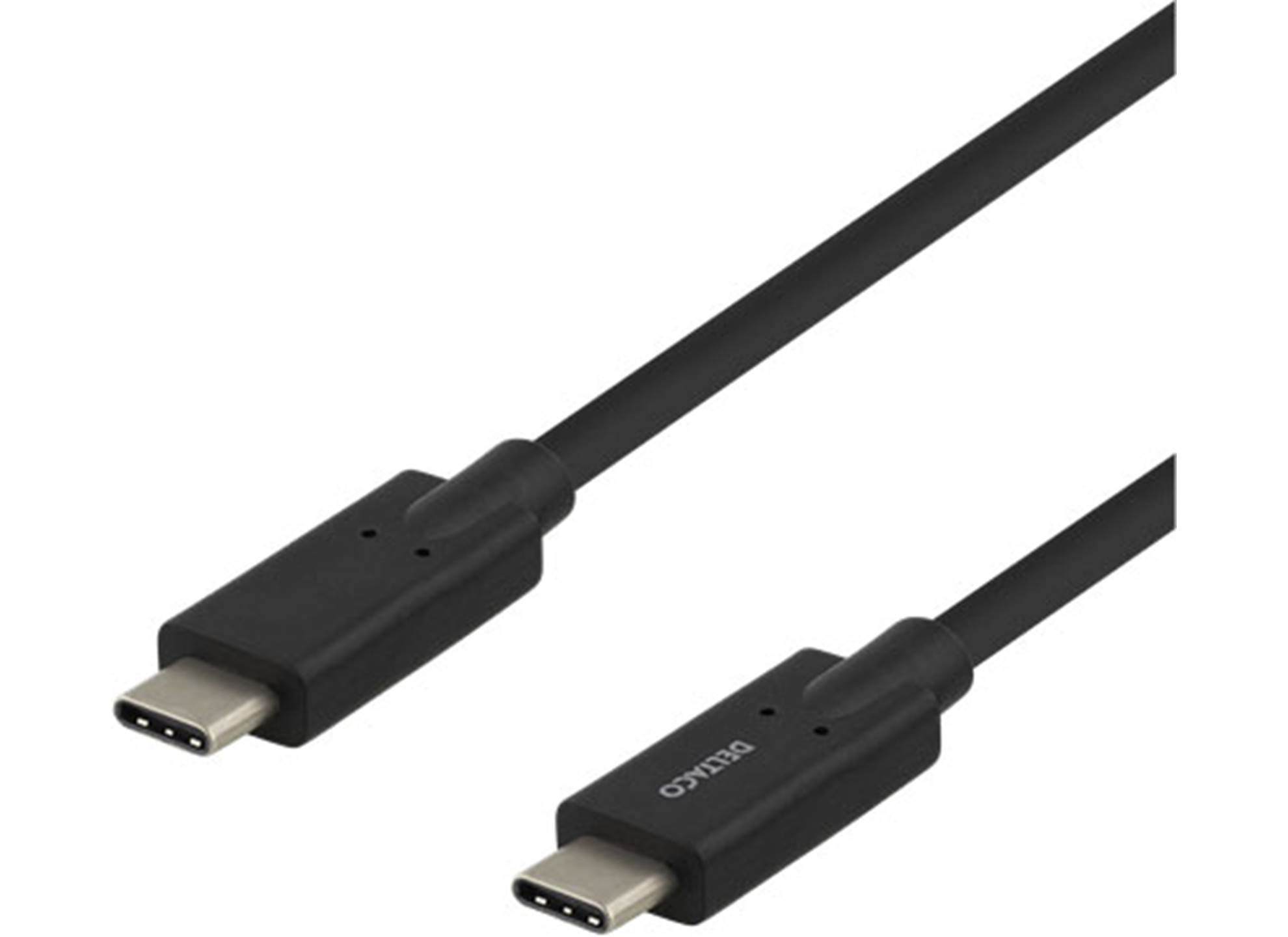 USB-C Kabel 2m Svart