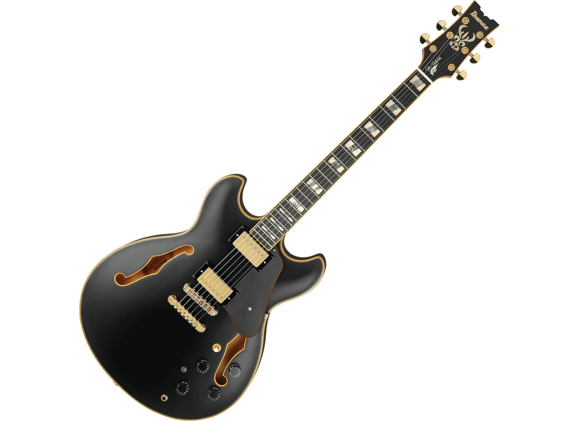 JSM20-BKL Black Low Gloss John Scofield Signature