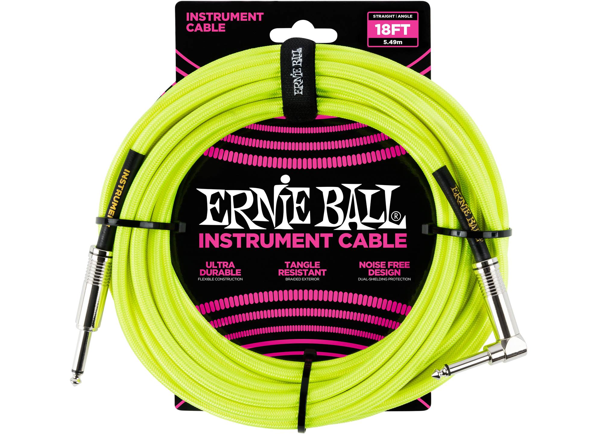 EB-6085 Instrument Cable Neon Yellow 5.4 m