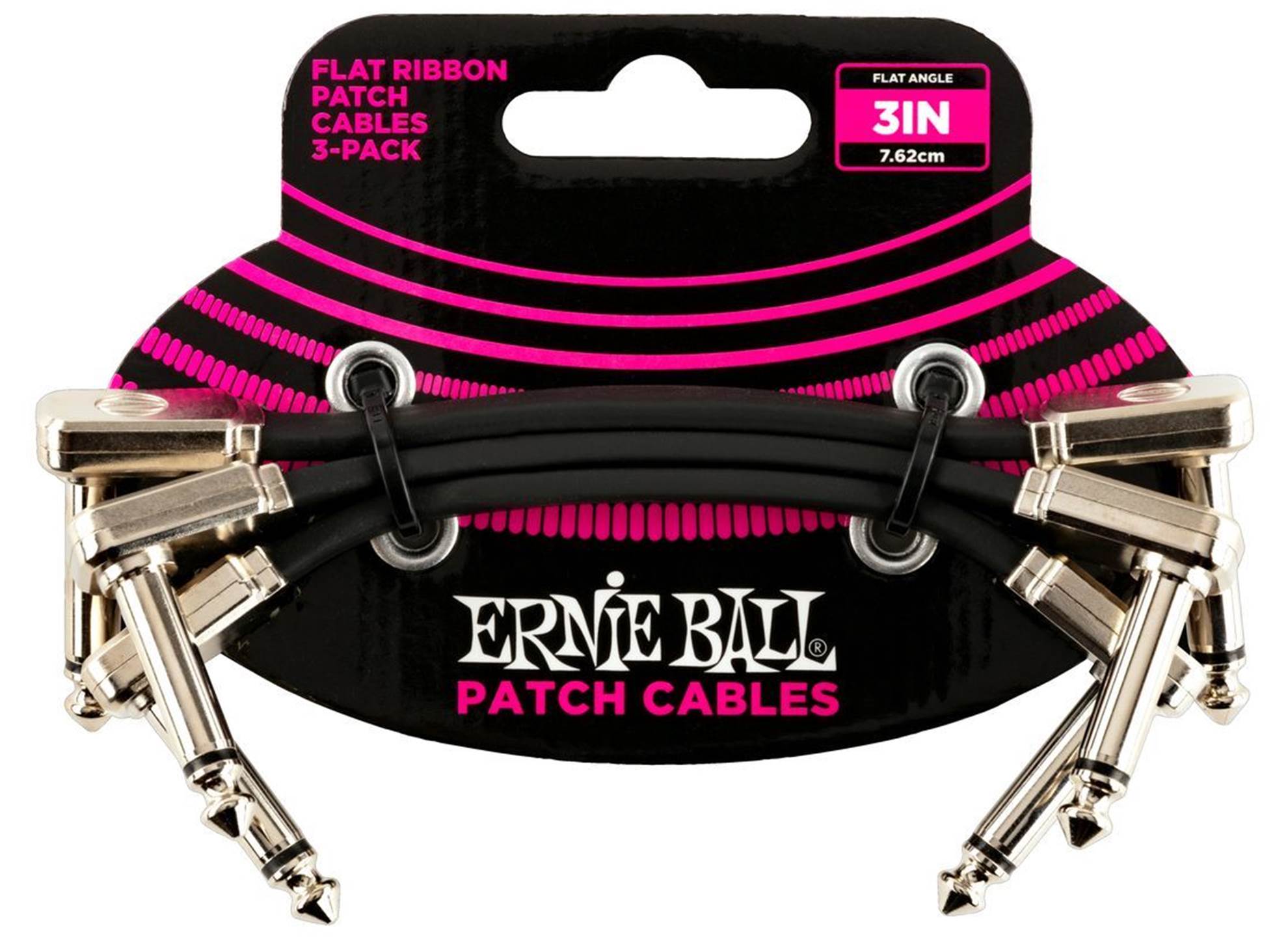 EB-6220 Flat Patch Cables 7,5 cm, 3-pack 