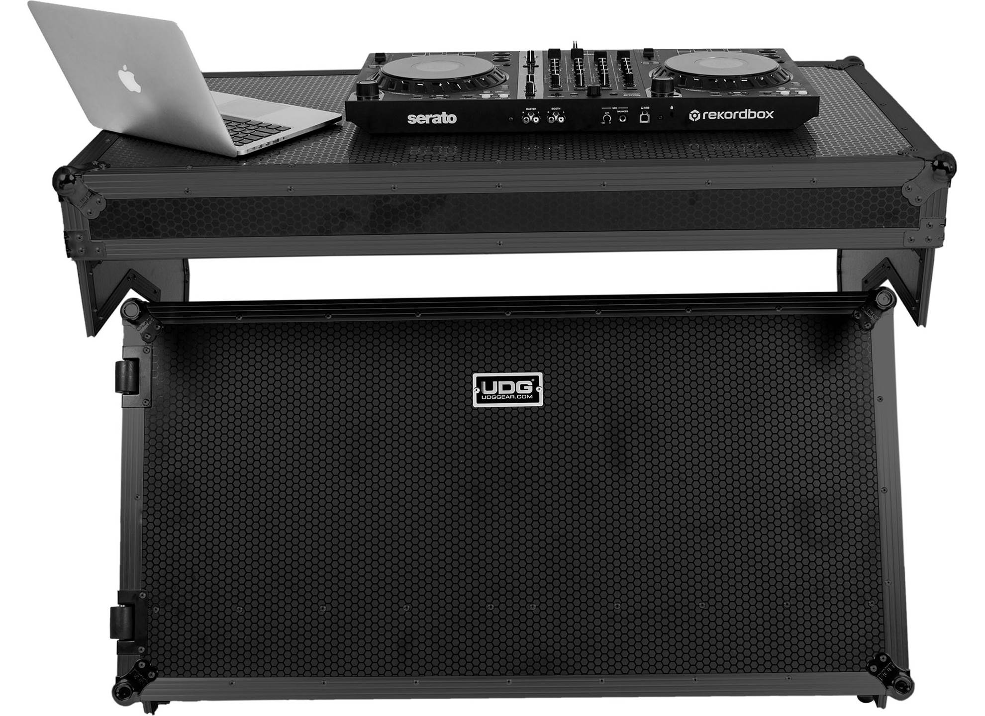 Ultimate Flight Case Portable Z-Style DJ Table Black Plus