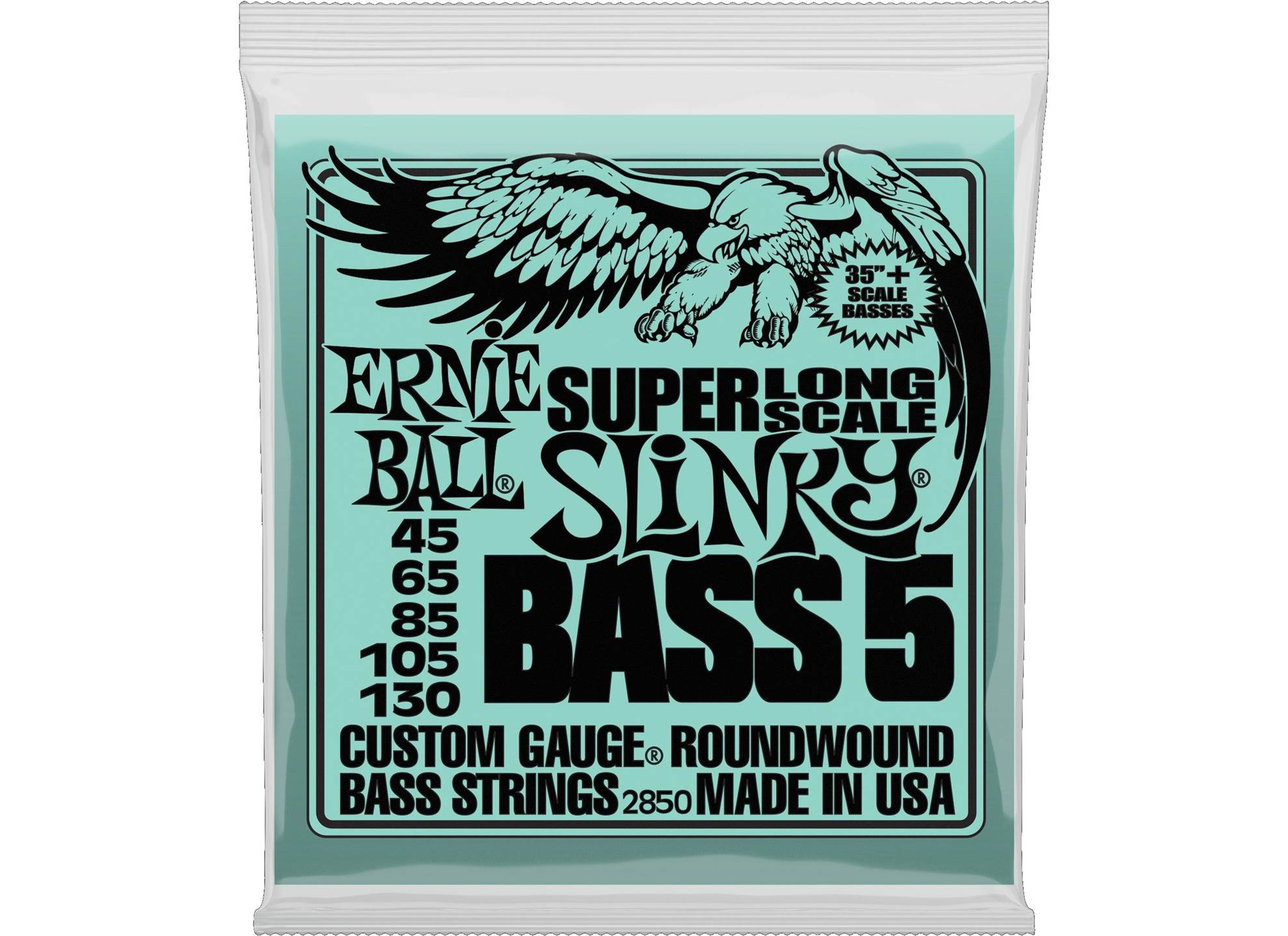 EB-2850 5 String Slinky Super Long Scale 45-130