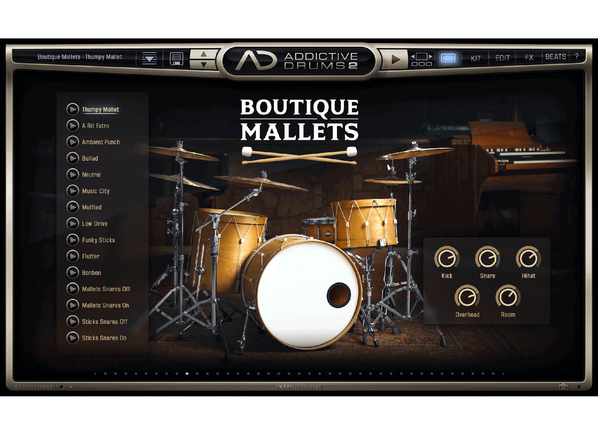 Addictive Drums 2: Percussion Collection