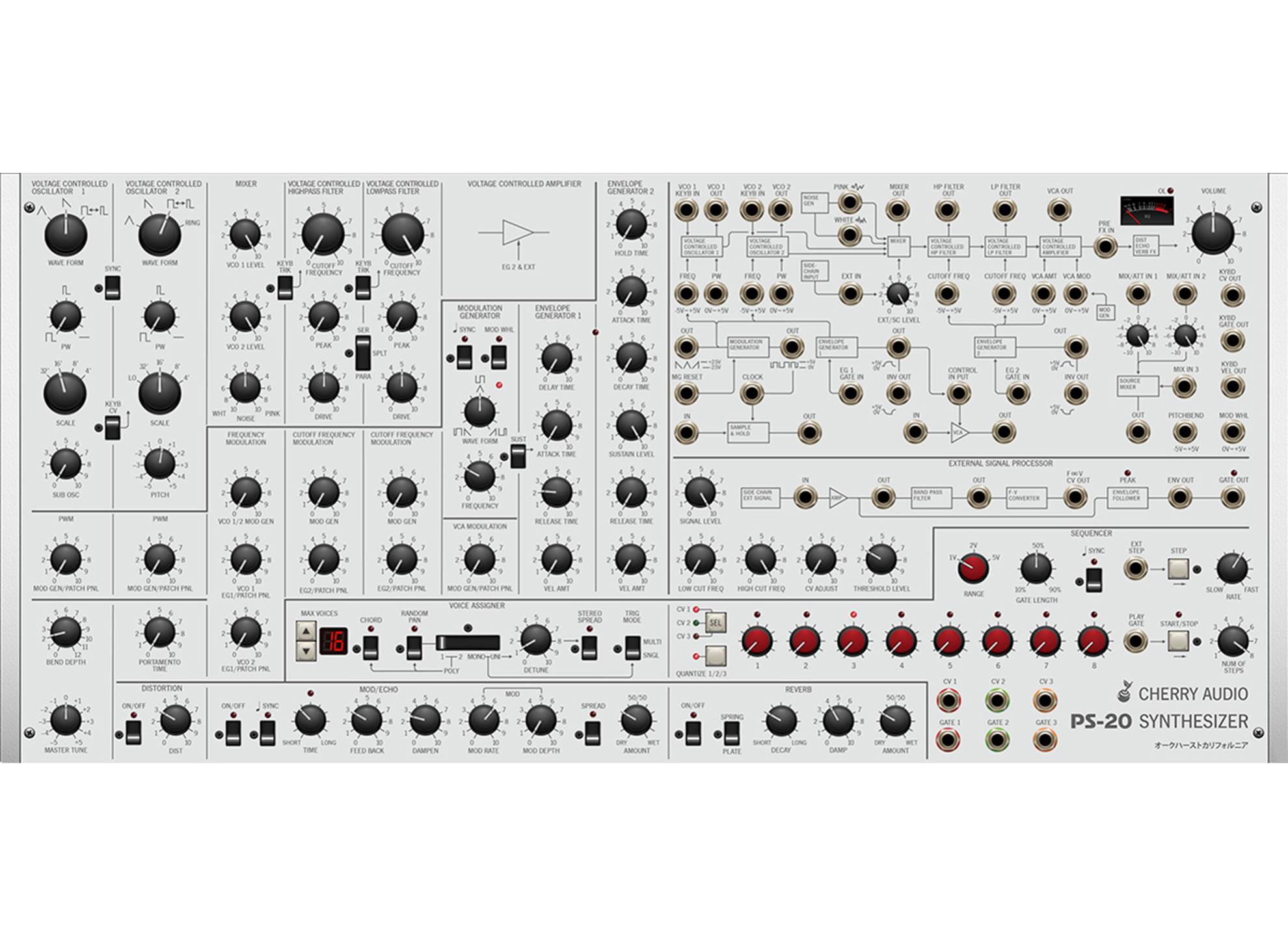 PS-20 Polyphonic Synthesizer