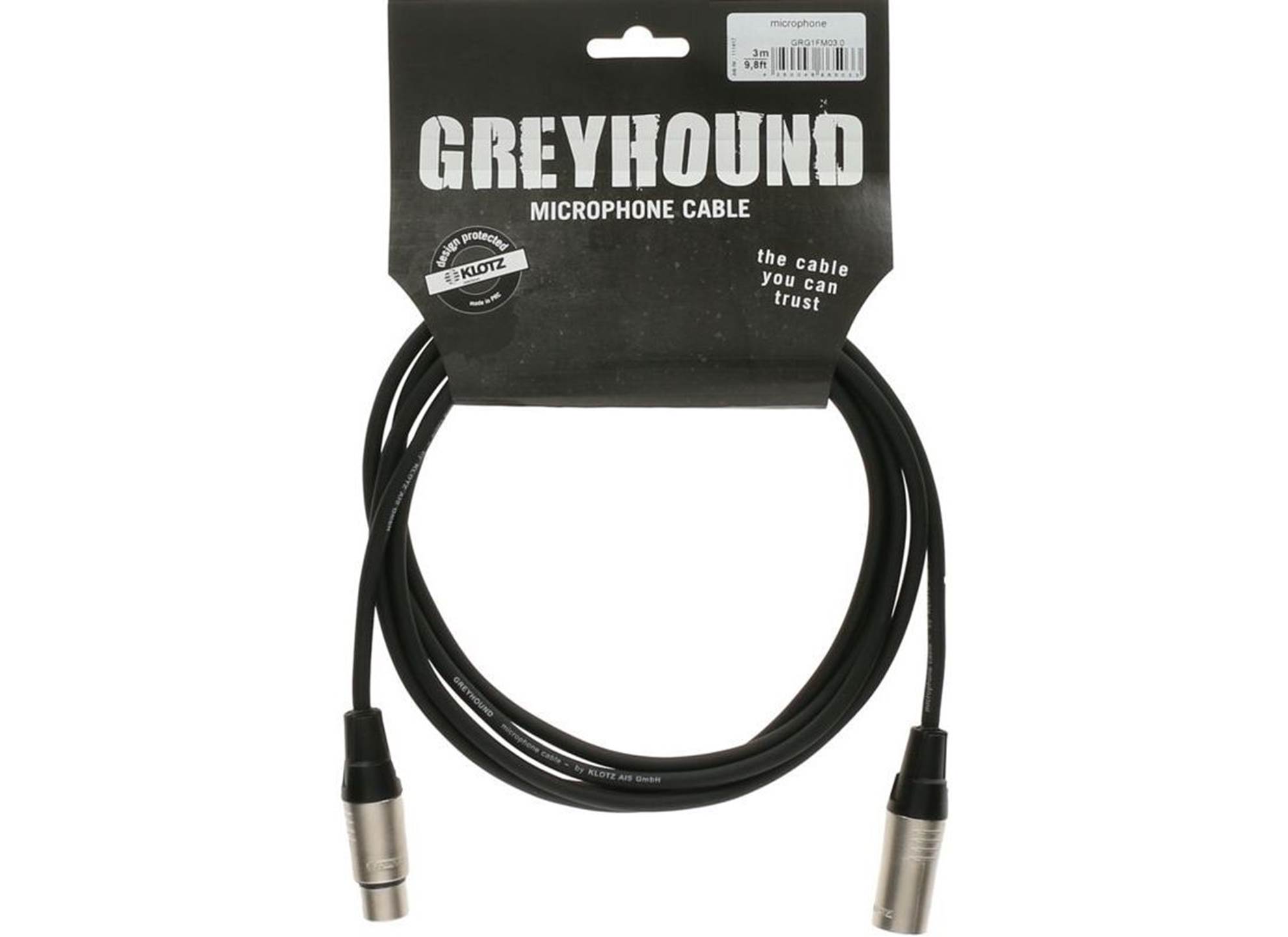 Greyhound microphone Cable 0.5m
