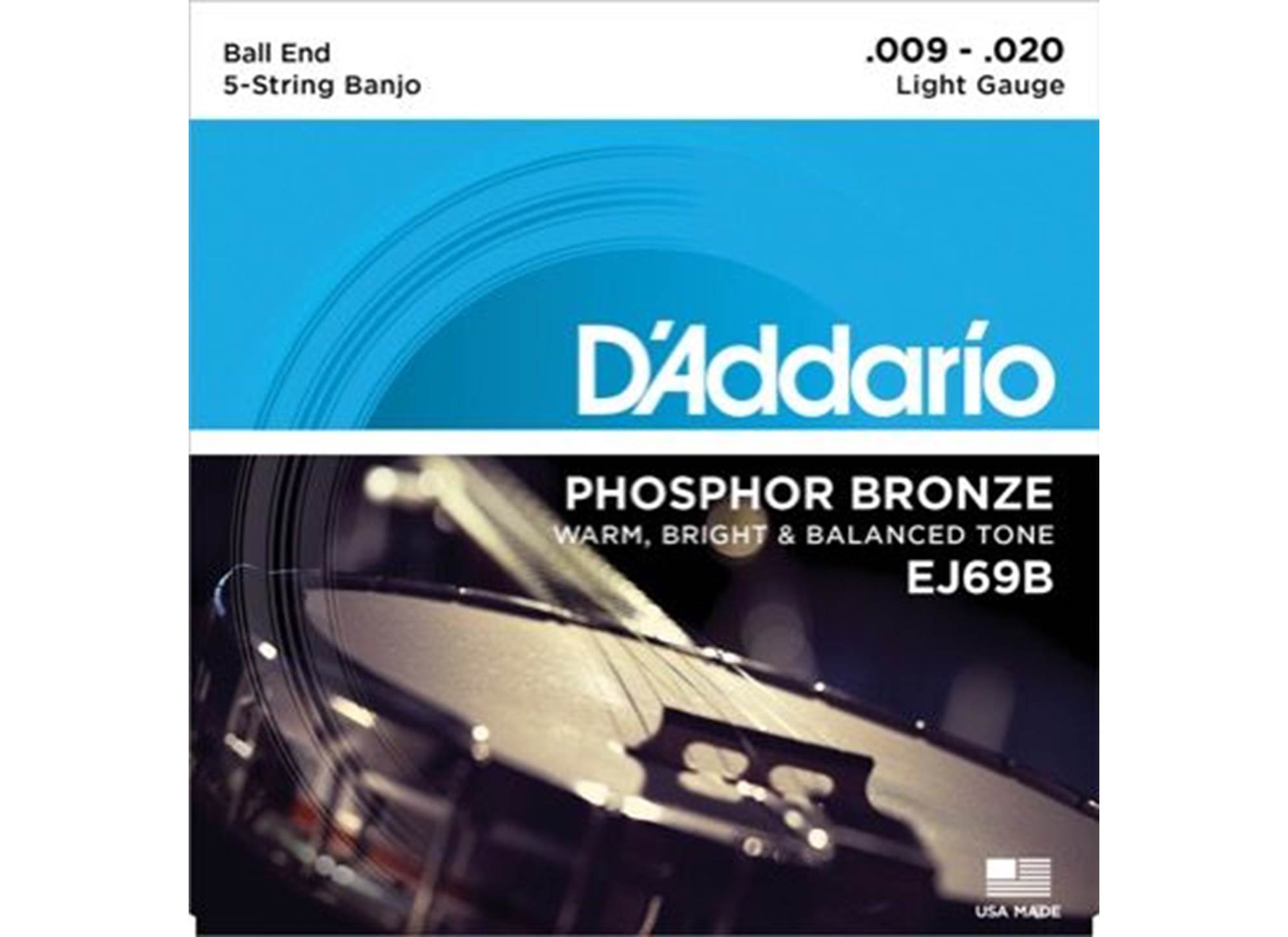 EJ69 Banjo Phosphor Bronze Light tension 009 - 020