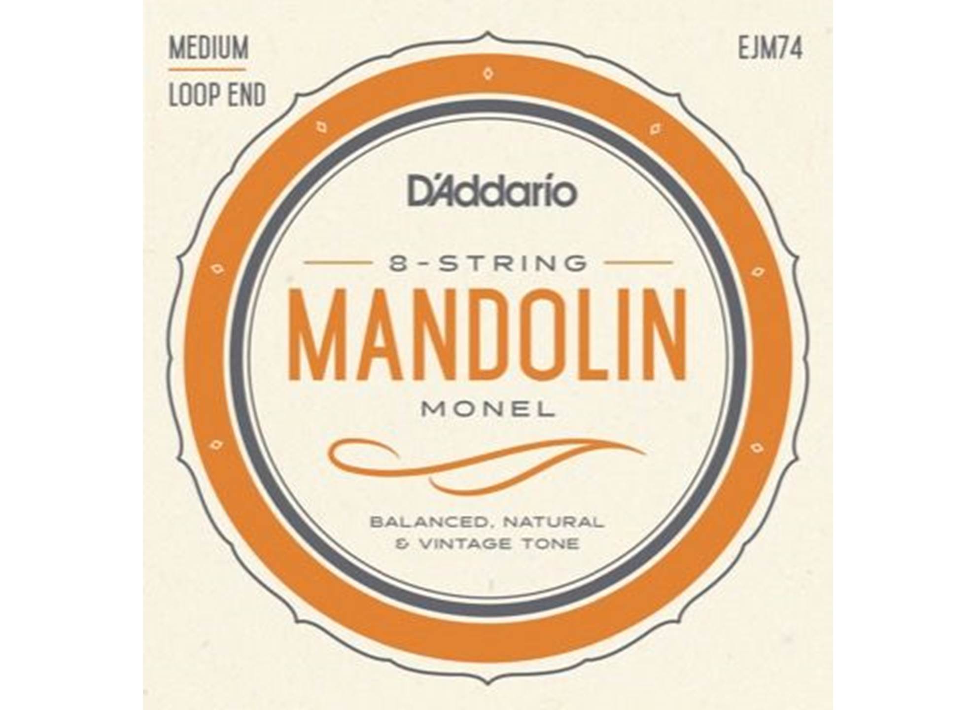 EJM74 Mandolin Monel Medium 011-040