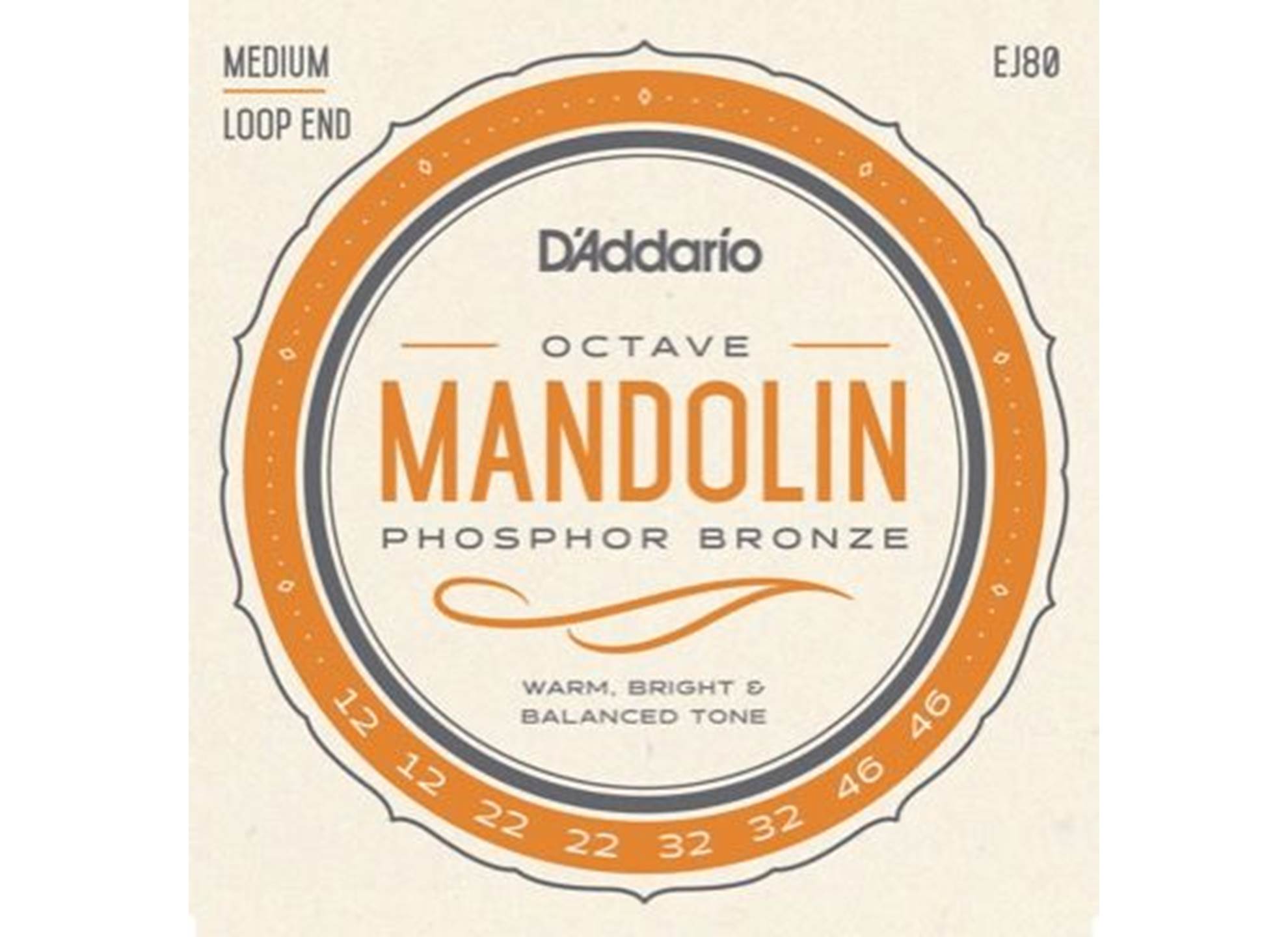 EJ80 Medium Octave Mandolin 012 - 046 