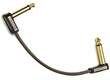 HP-10 Flat Patch Cable Black Gold 10 cm