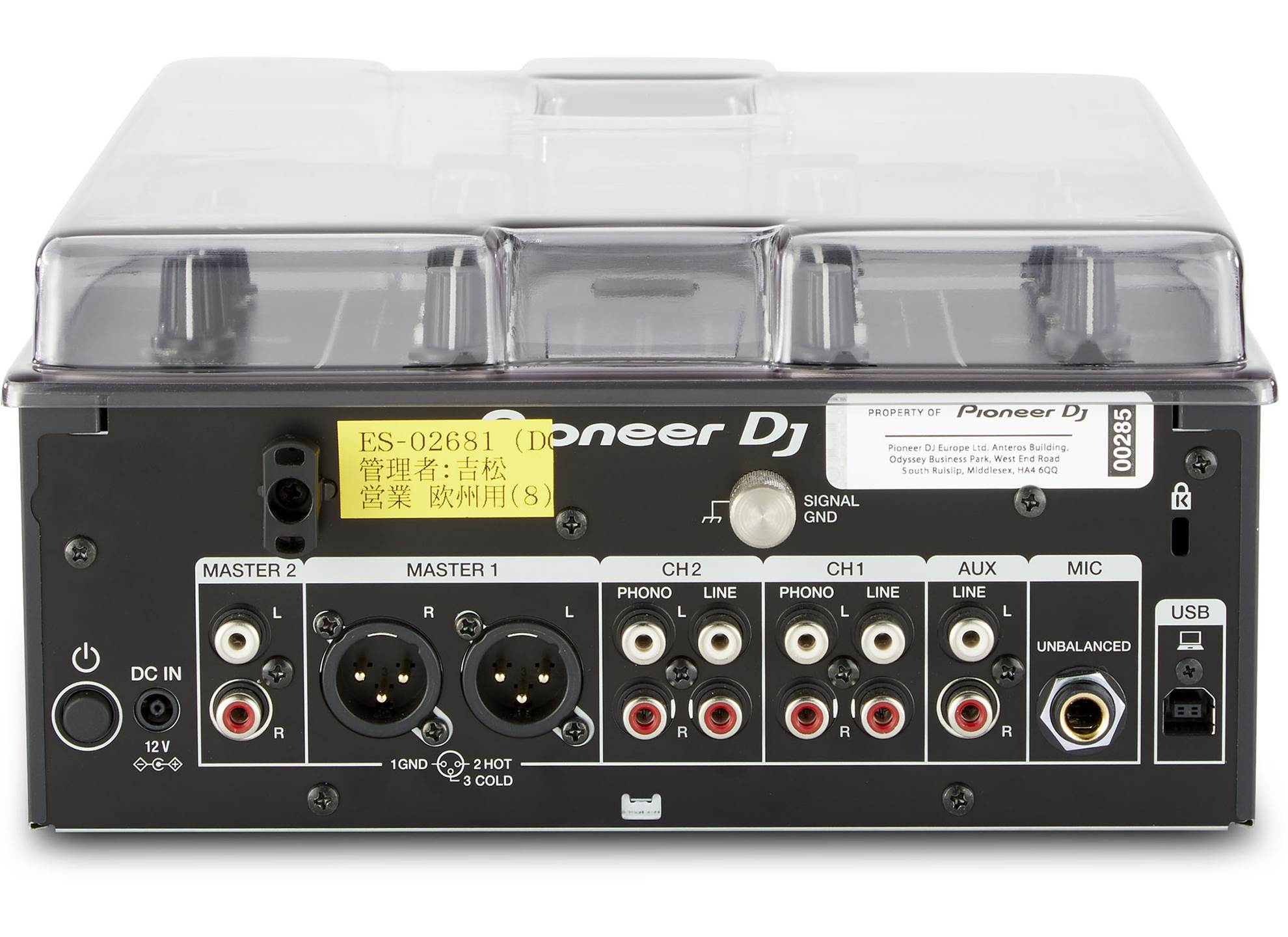 Pioneer DJM-250 MK2/DJM-450 skyddslock