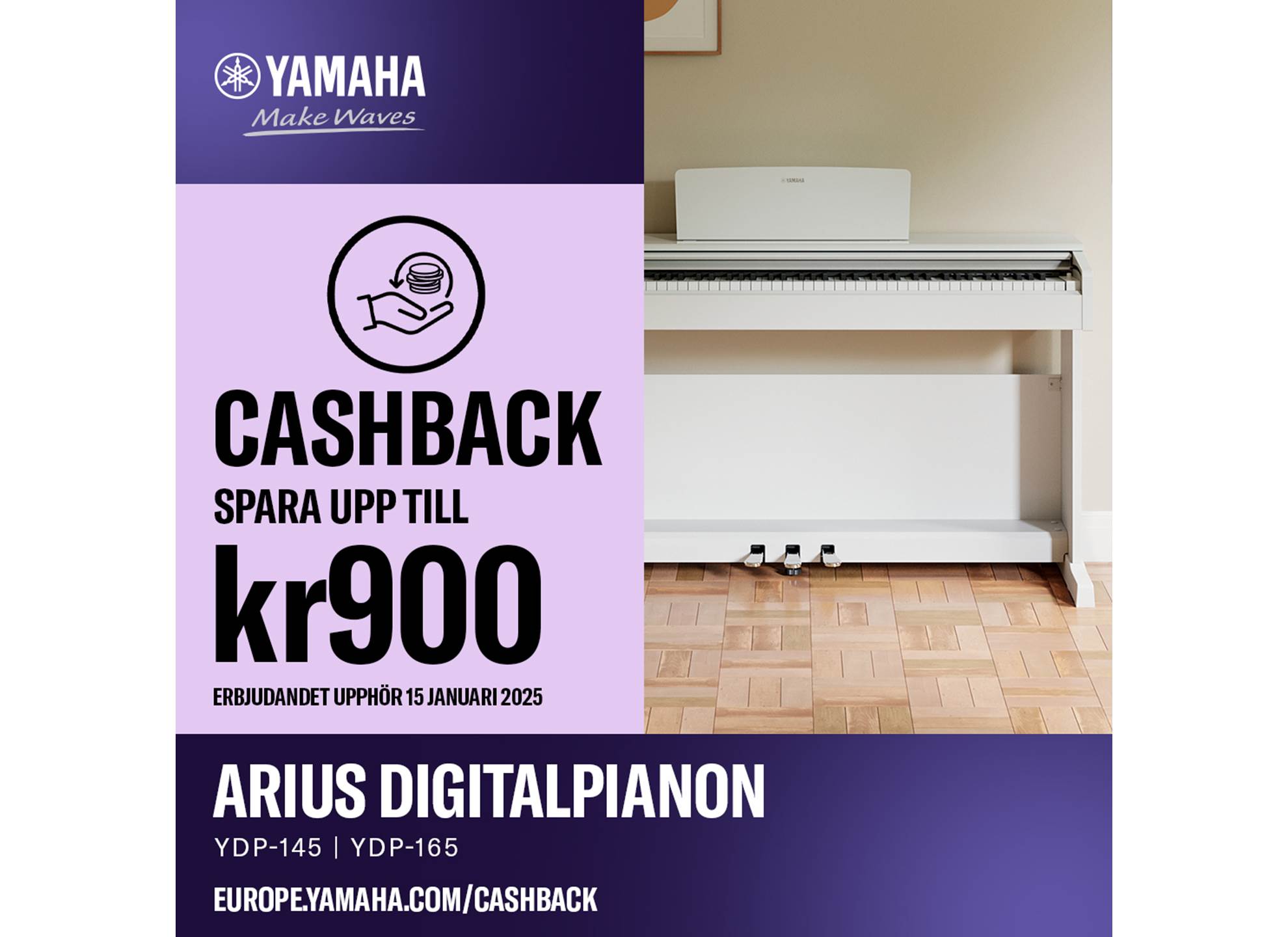 YDP-165 Arius Digitalpiano Askvit