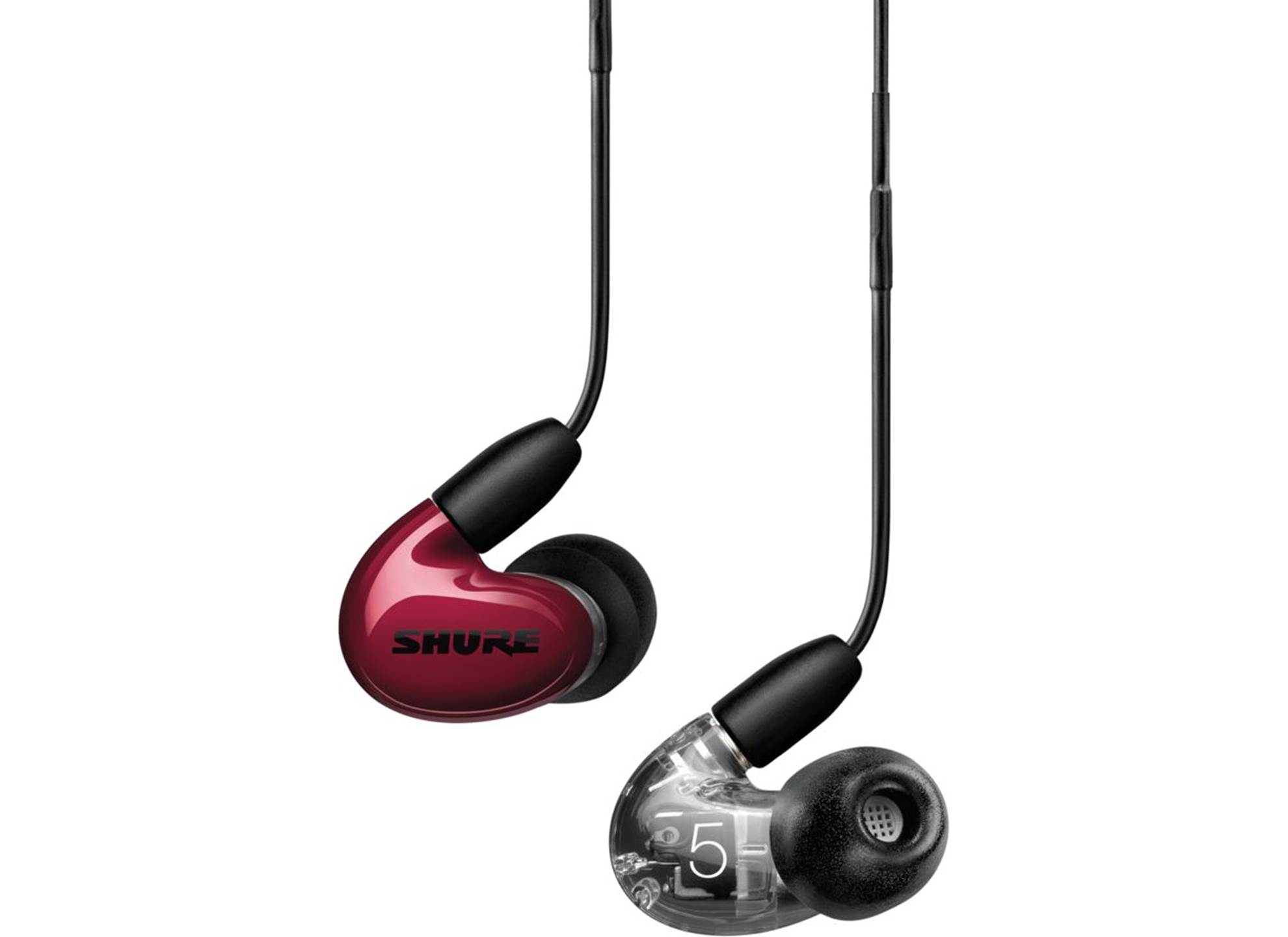 Aonic 5 3BA Earphone, Red with RMCE-UNI