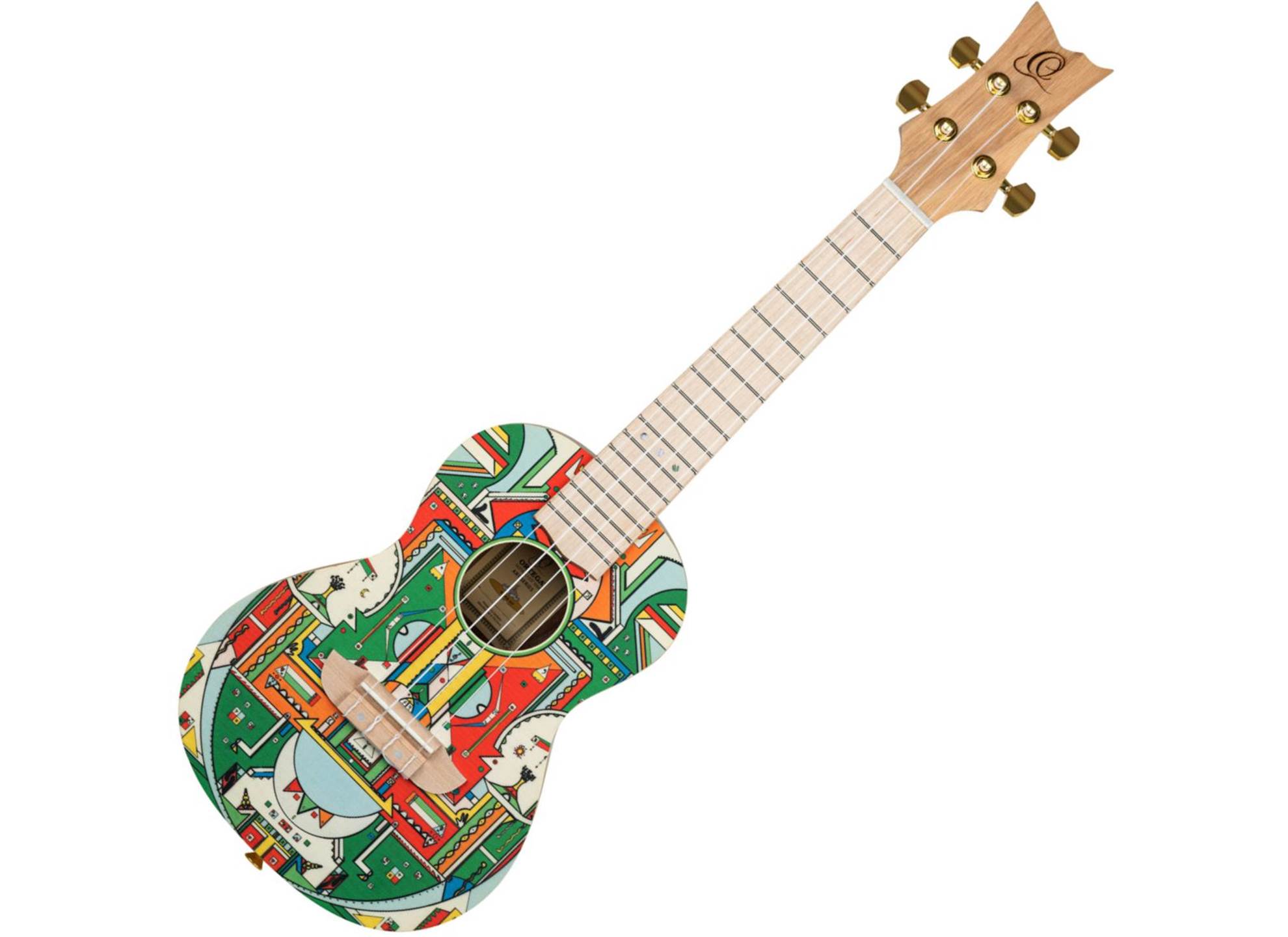 RUAR-HY Concert ukulele ART Himalaya