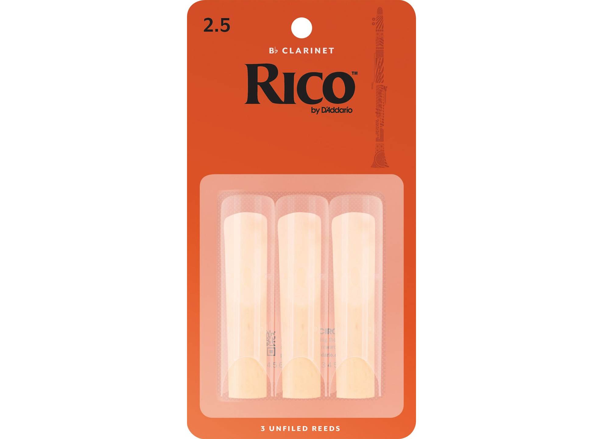 Rico Bb-Klarinett RCA0325 2.5 3-pack
