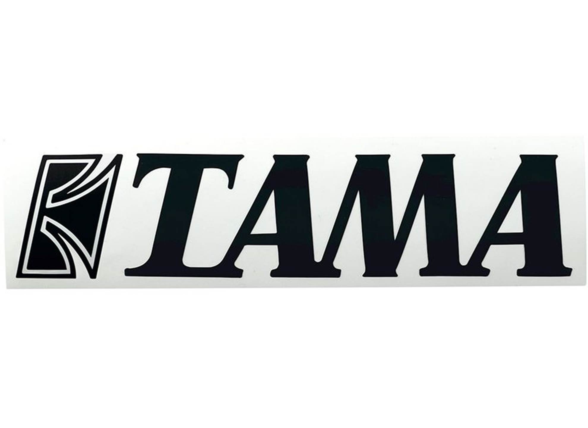 TLS80BK Tama logo dekal Black