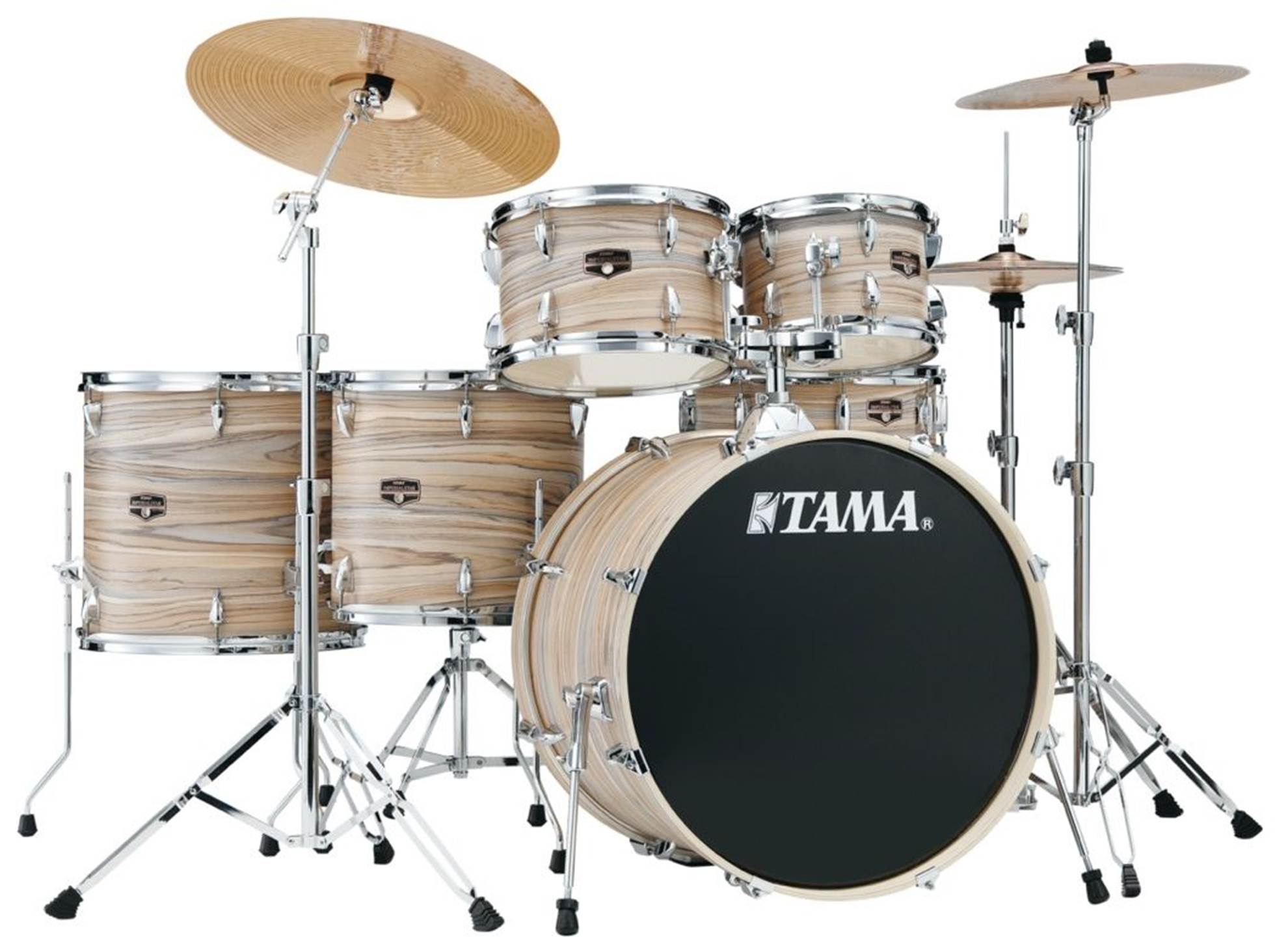 IE62H6WC-NZW Tama Imperial Natural Zebrawood Wrap