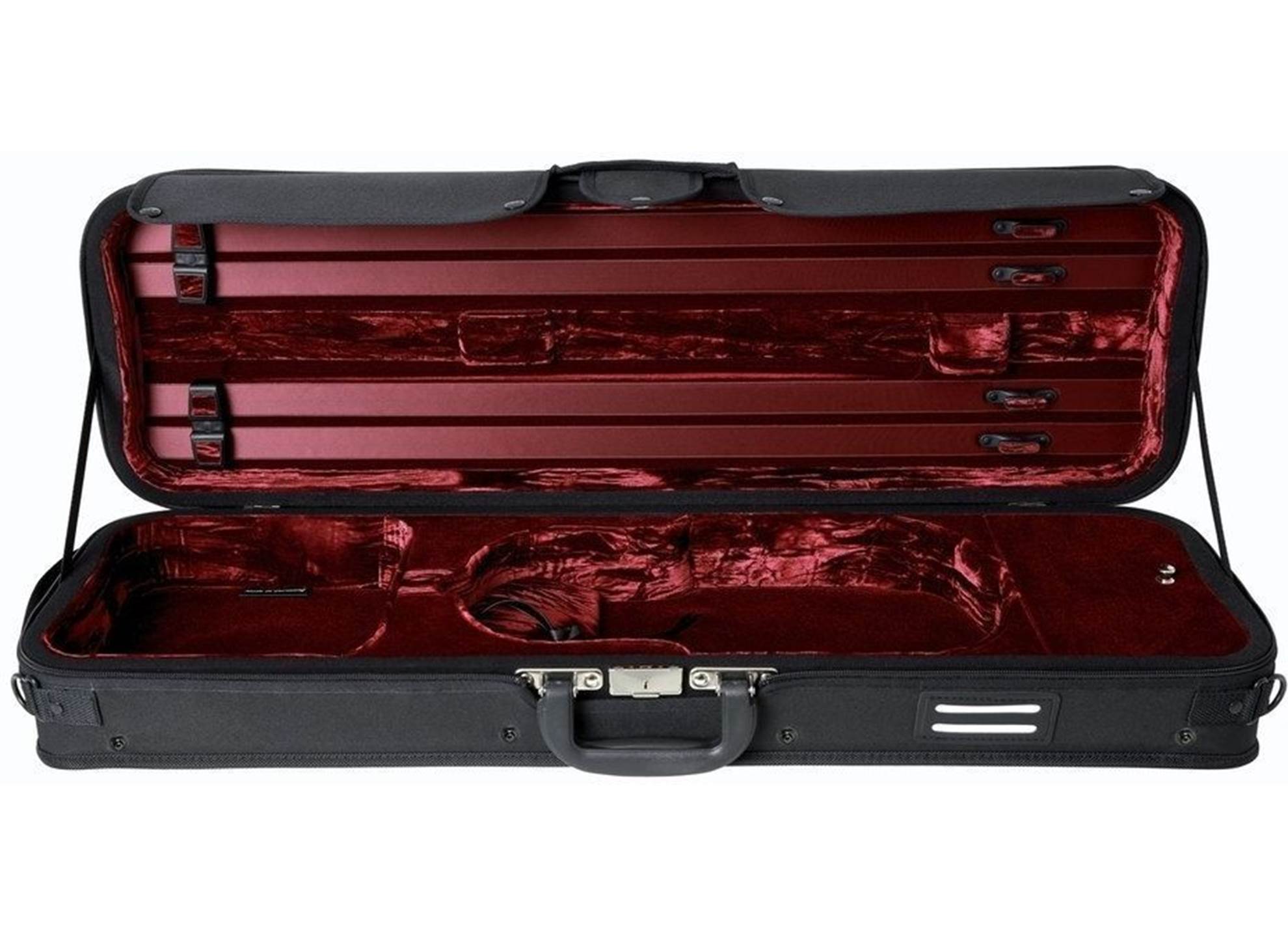 Violin case Strato De Luxe burgundy 4/4