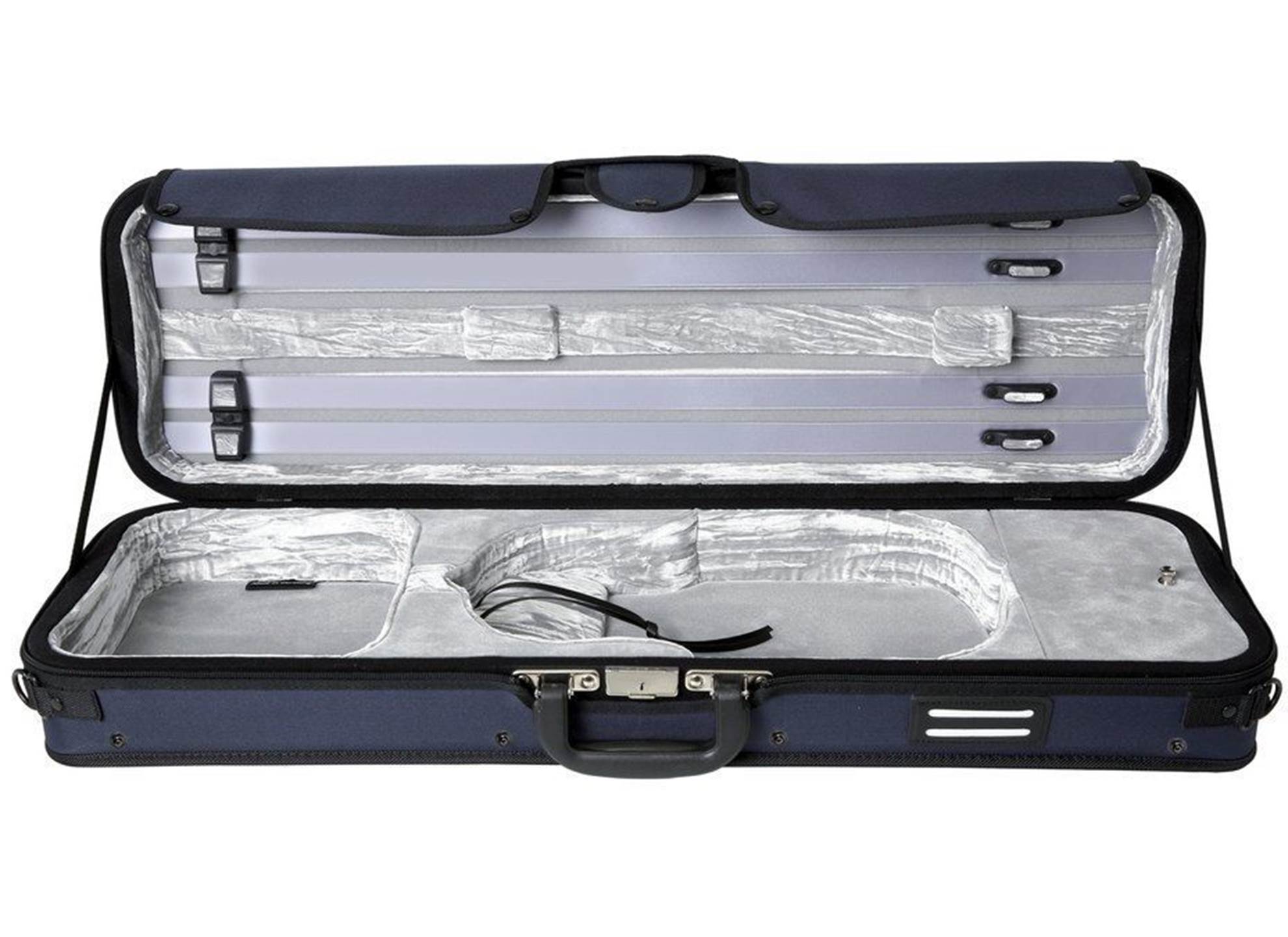 Violin case Strato De Luxe silver 4/4